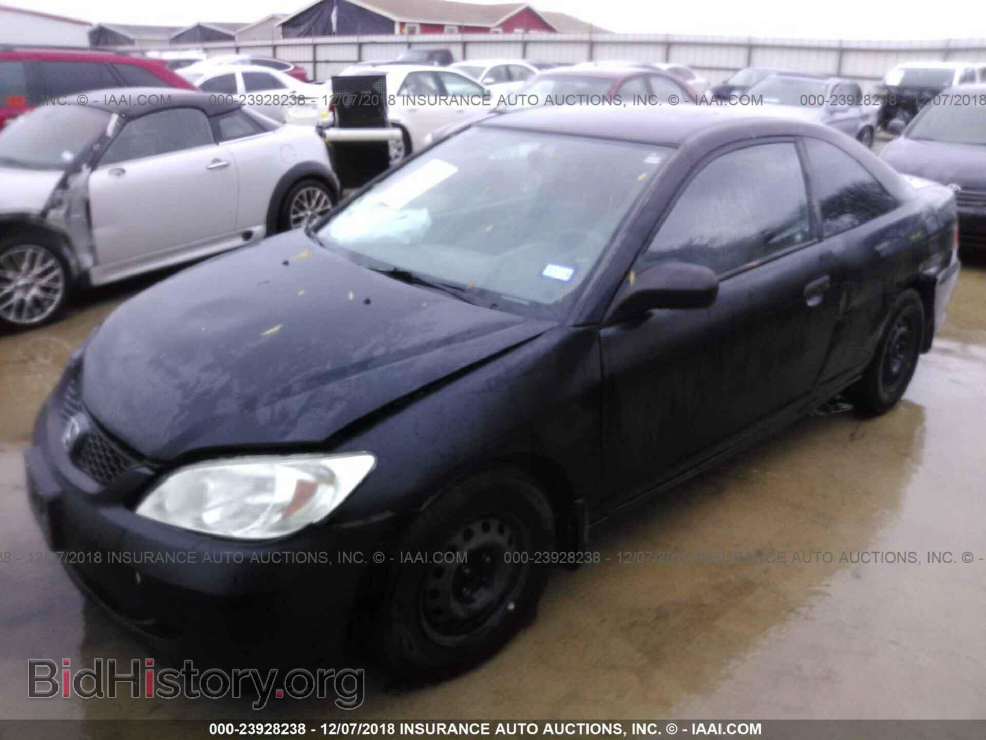 2005 HONDA CIVIC - VIN: 1HGEM22155L007190 - Фото 2