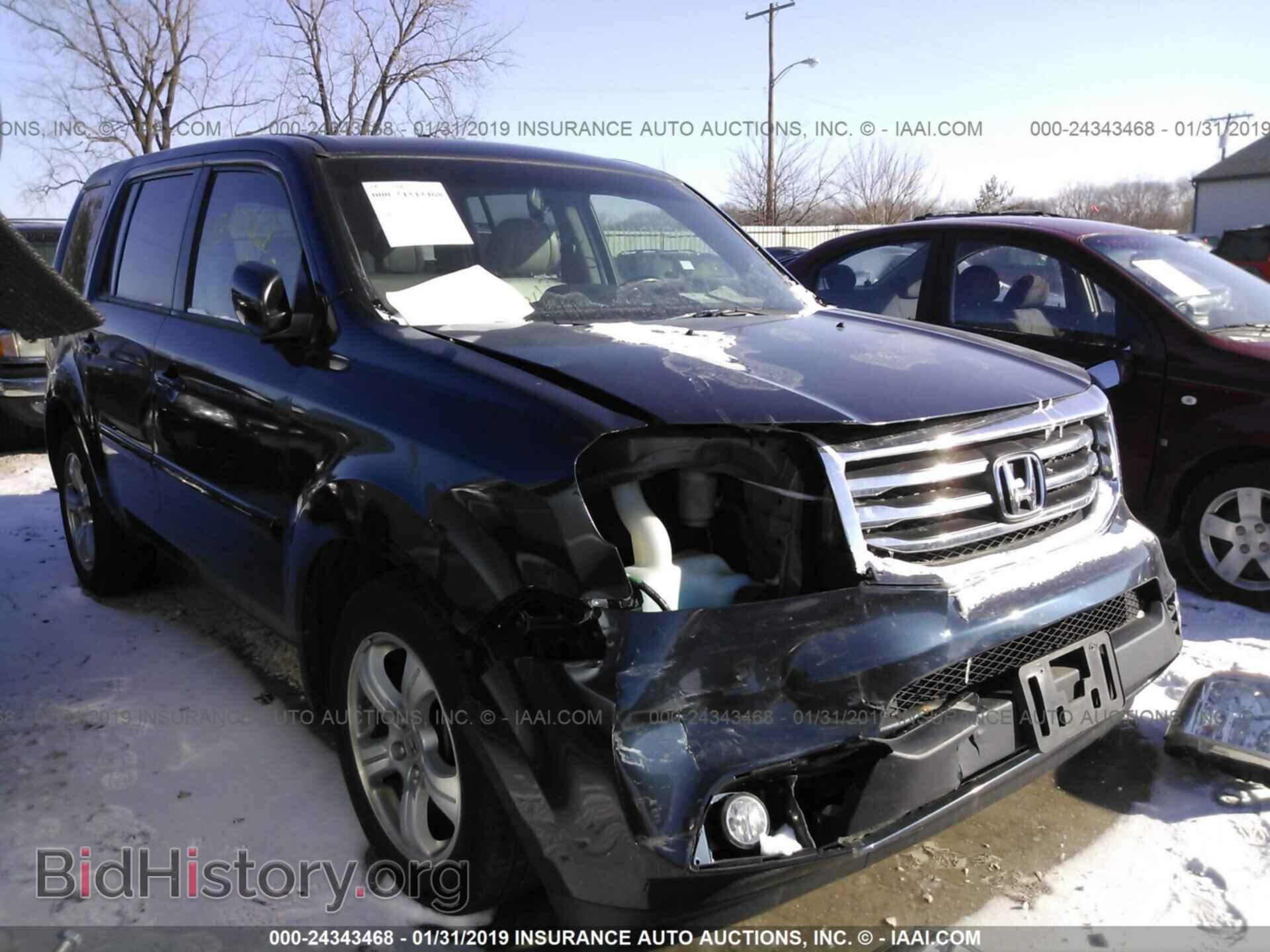 Photo 5FNYF4H61CB043107 - HONDA PILOT 2012