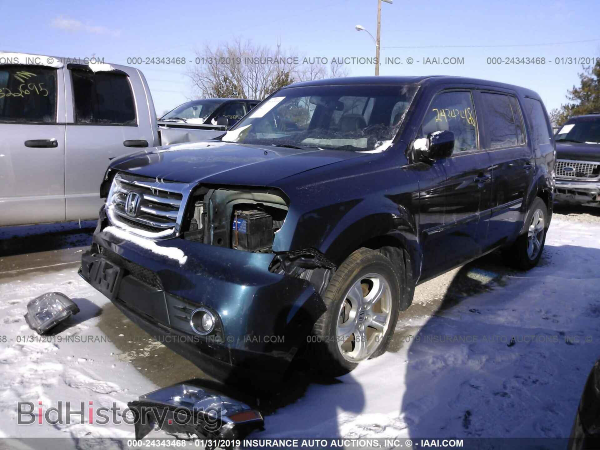 2012 HONDA PILOT - VIN: 5FNYF4H61CB043107 - Фото 2