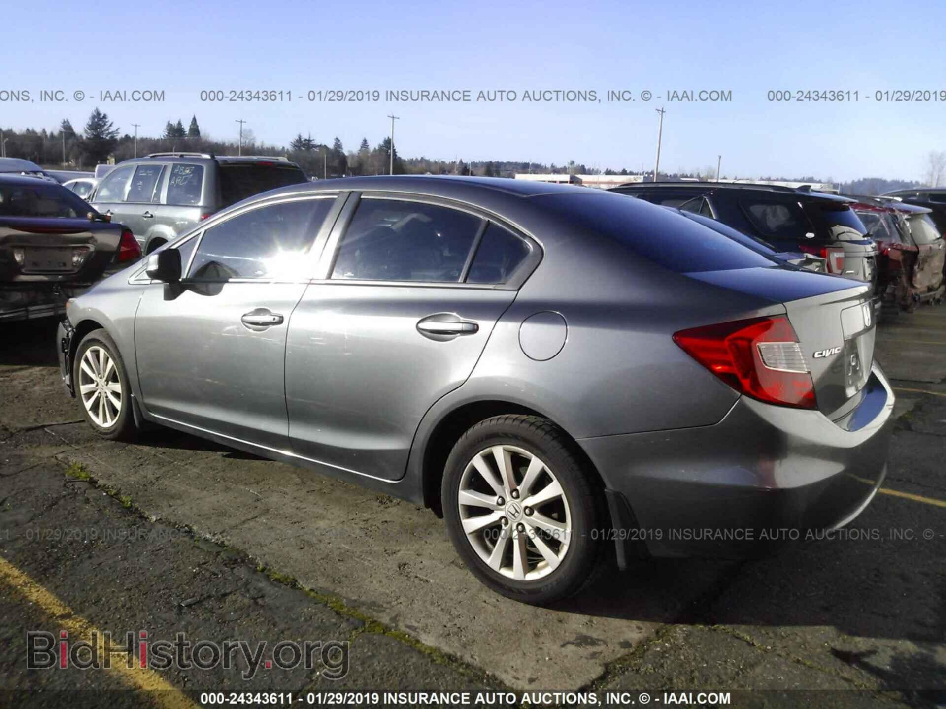 2012 HONDA CIVIC - VIN: 19XFB2F82CE368558 - Фото 3