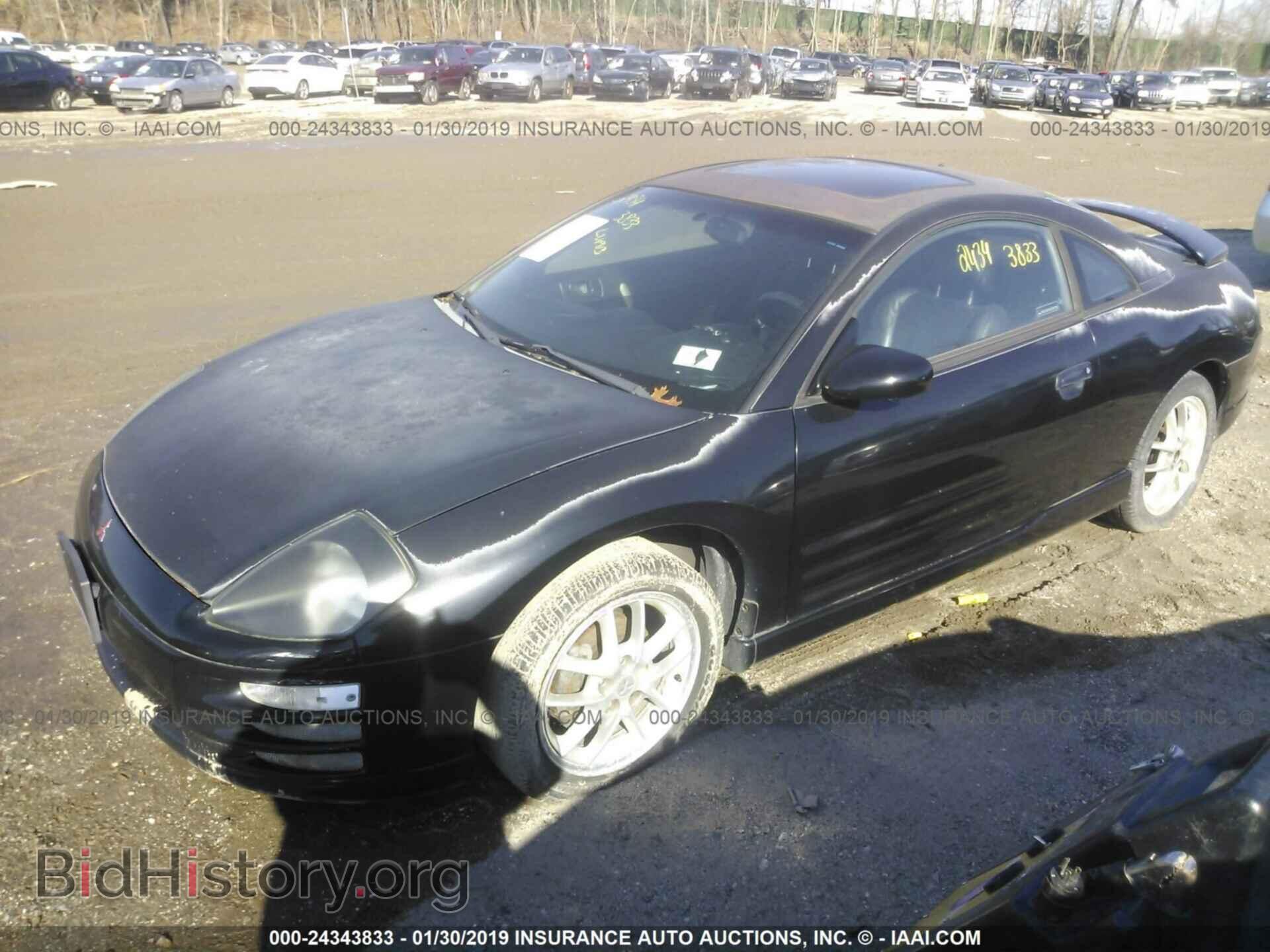 2000 MITSUBISHI ECLIPSE - VIN: 4A3AC54L2YE176766 - Фото 2