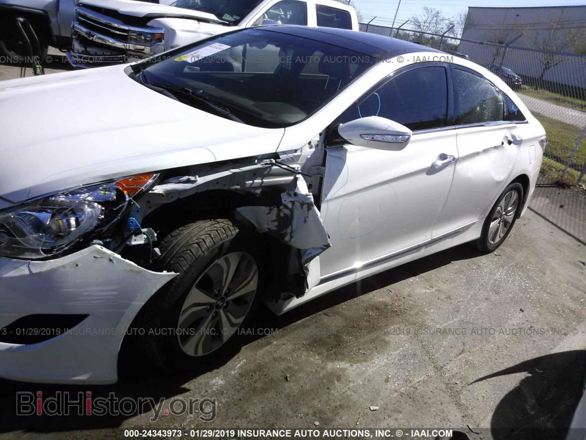 2014 HYUNDAI SONATA - VIN: KMHEC4A43EA104890 - Фото 2