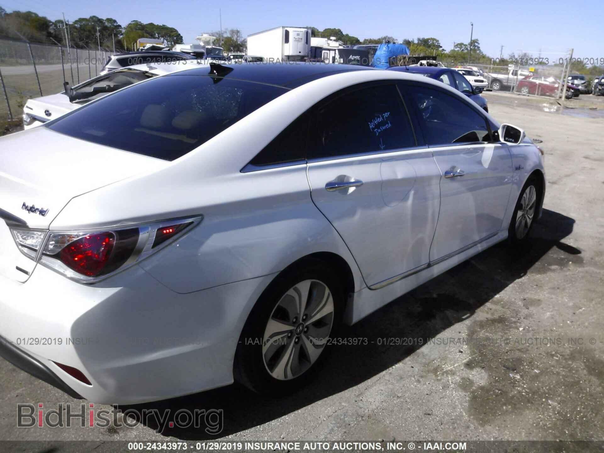 2014 HYUNDAI SONATA - VIN: KMHEC4A43EA104890 - Фото 4