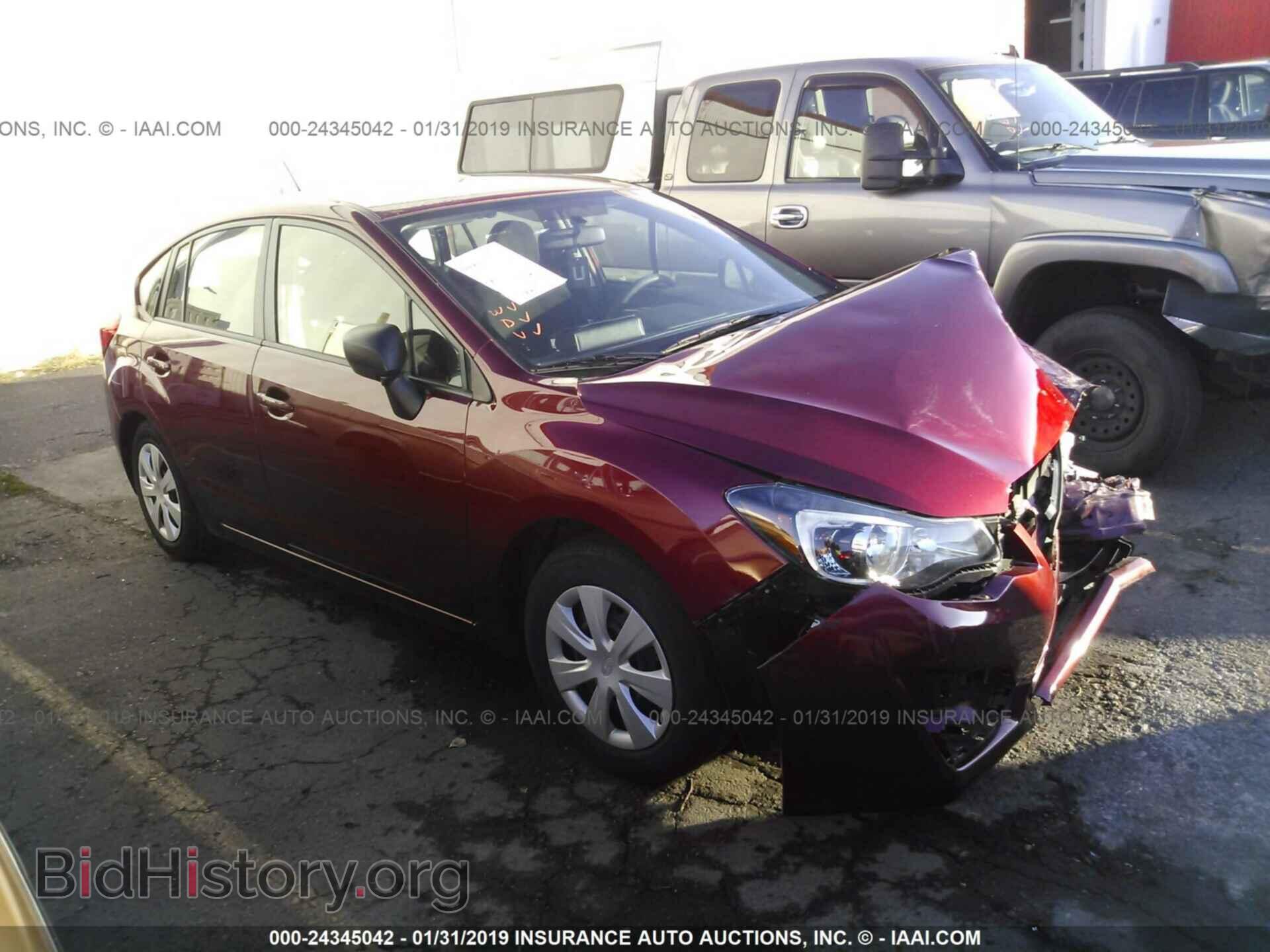 Фотография JF1GPAA69G8256089 - SUBARU IMPREZA 2016