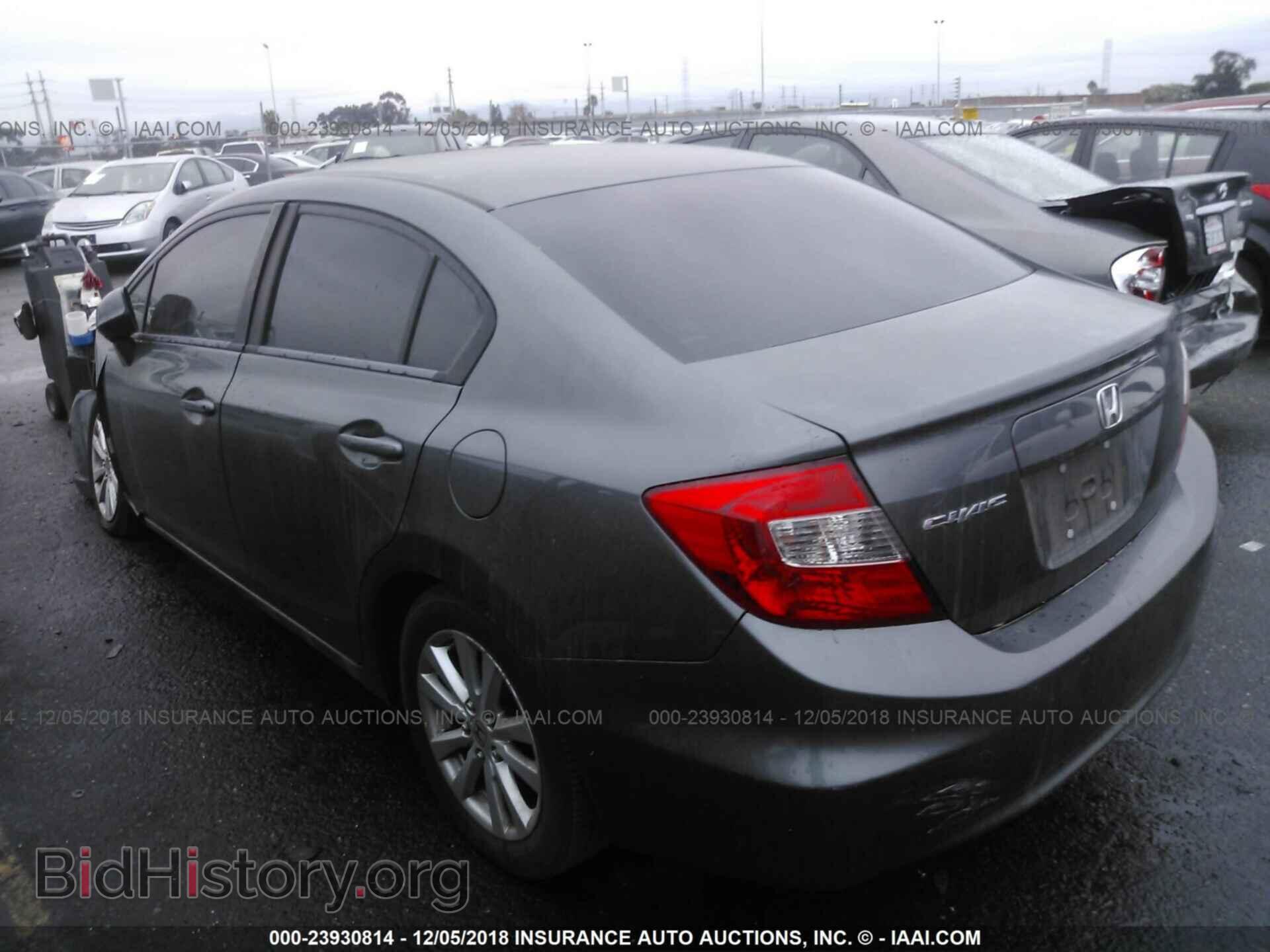 2012 HONDA CIVIC - VIN: 19XFB2F93CE366357 - Фото 3