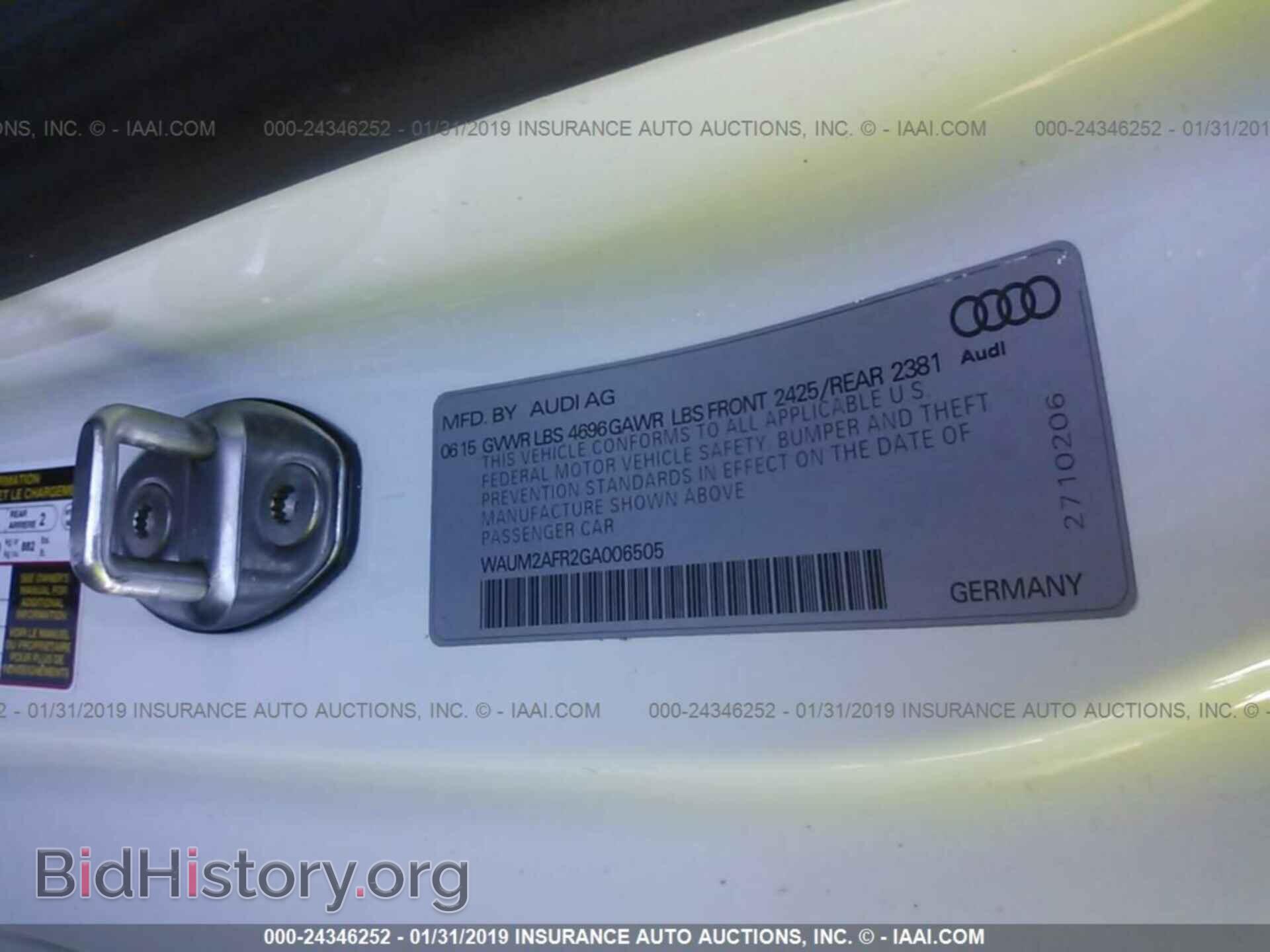 2016 AUDI A5 - VIN: WAUM2AFR2GA006505 - Photo 9