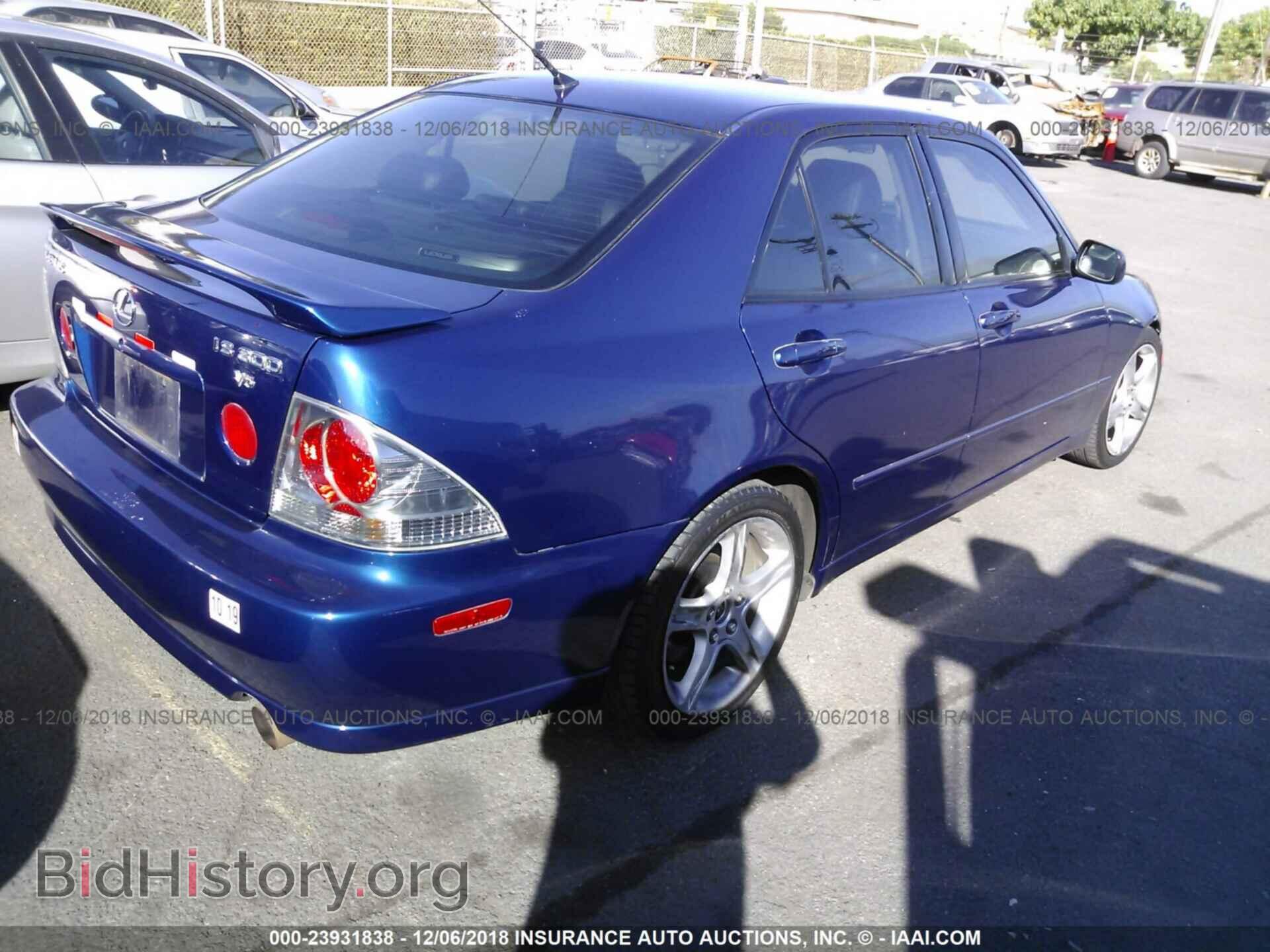 2001 LEXUS IS - VIN: JTHBD182810022613 - Фото 4