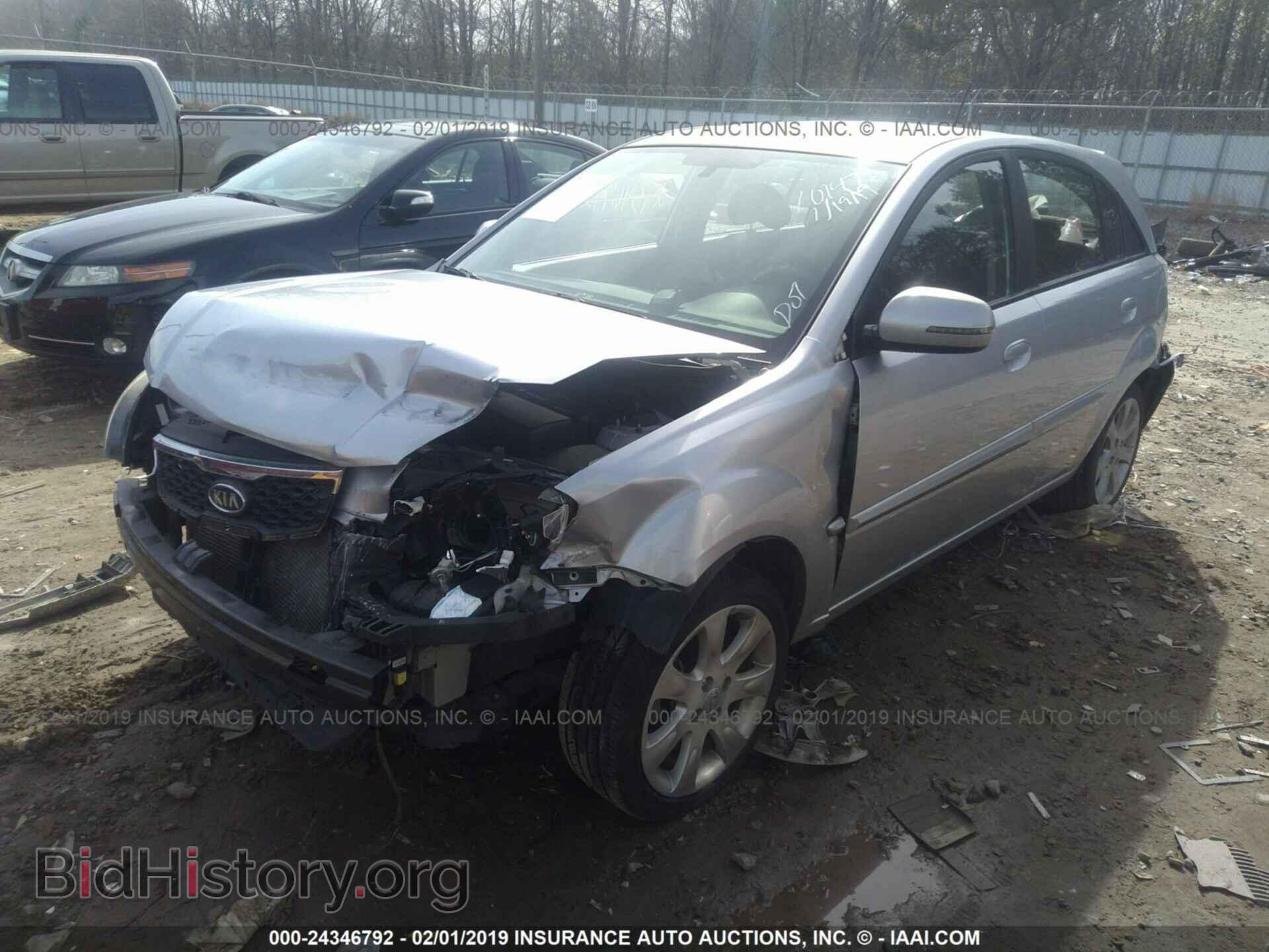 2011 KIA RIO - VIN: KNADH5A3XB6814461 - Фото 2