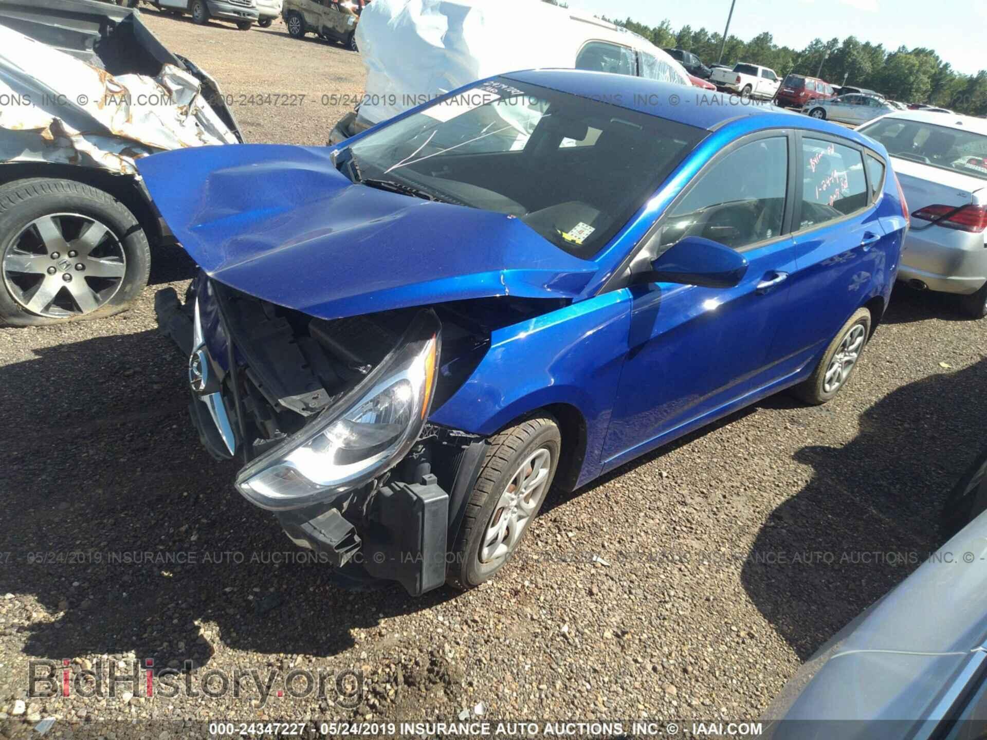 2013 HYUNDAI ACCENT - VIN: KMHCT5AE0DU118877 - Фото 2