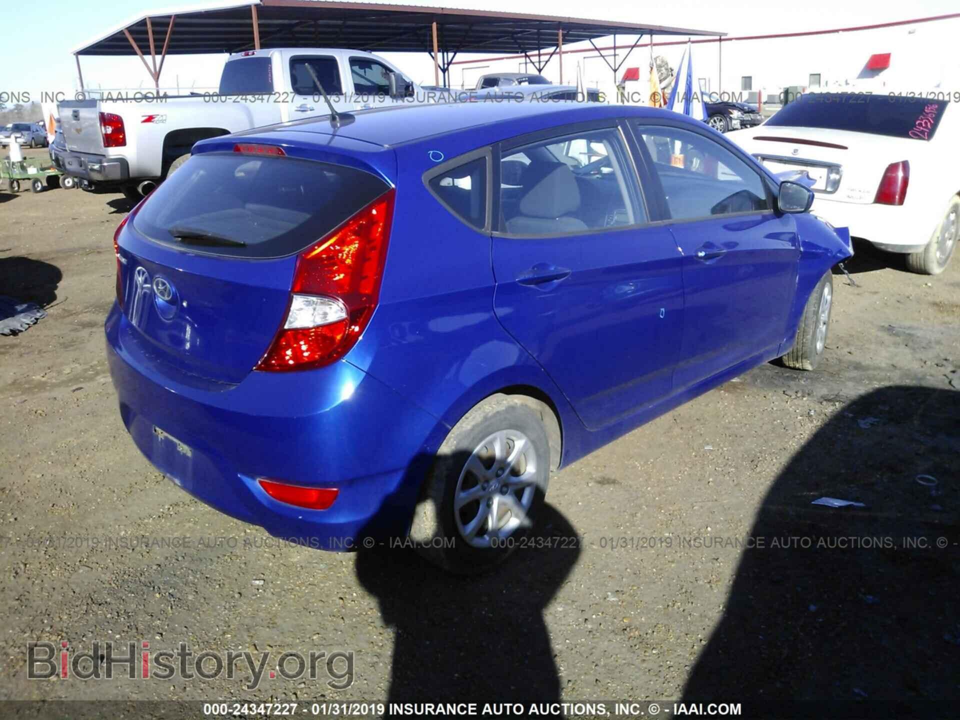 2013 HYUNDAI ACCENT - VIN: KMHCT5AE0DU118877 - Фото 4