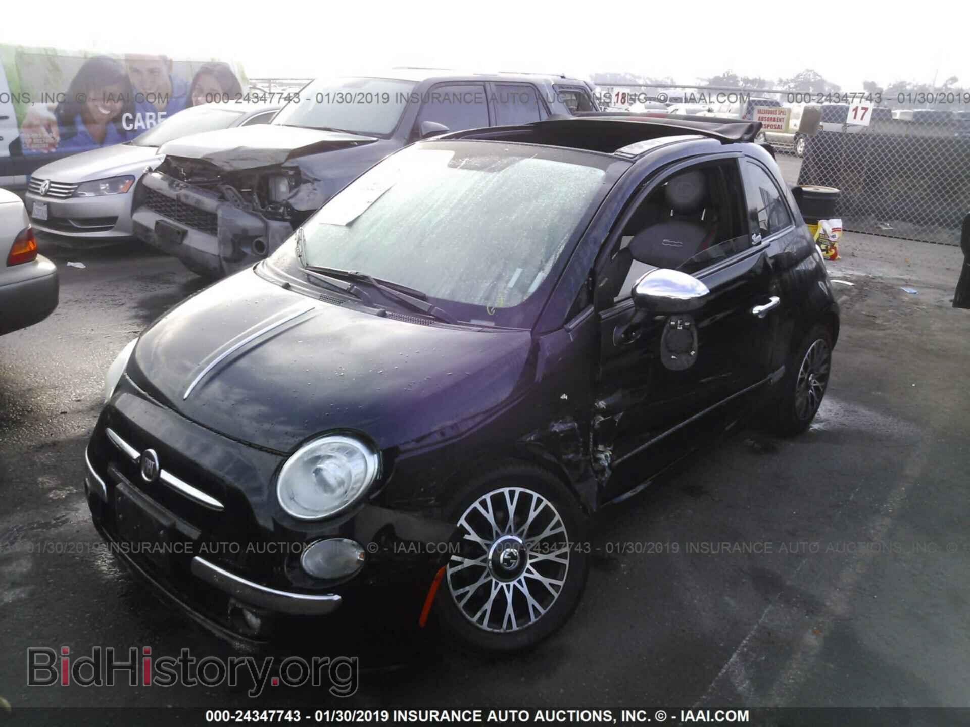 2012 FIAT 500 - VIN: 3C3CFFER9CT288991 - Фото 2