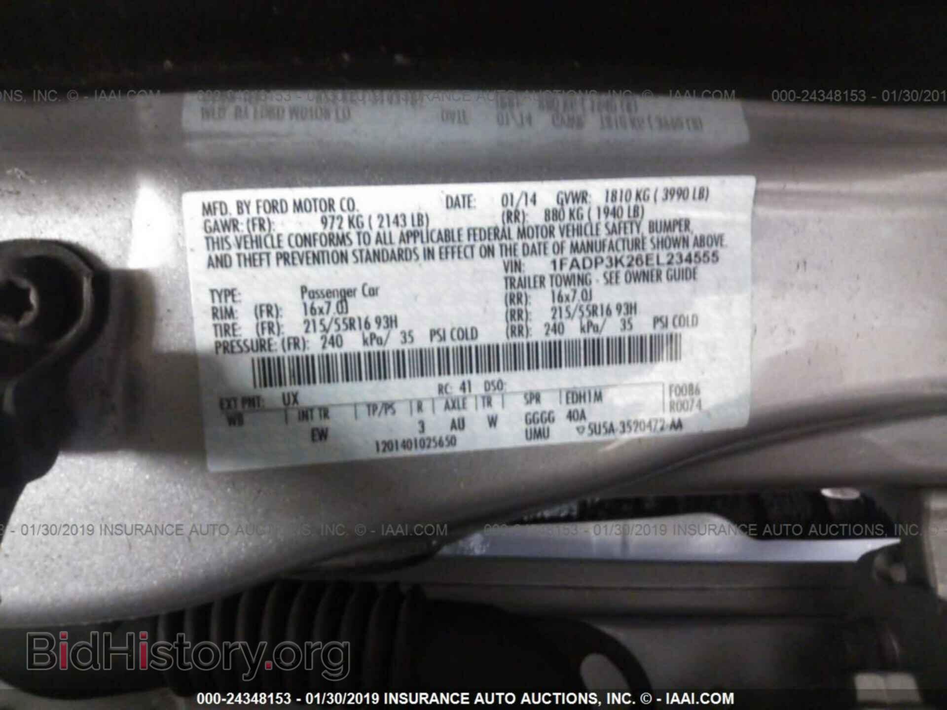 2014 FORD FOCUS - VIN: 1FADP3K26EL234555 - Photo 9