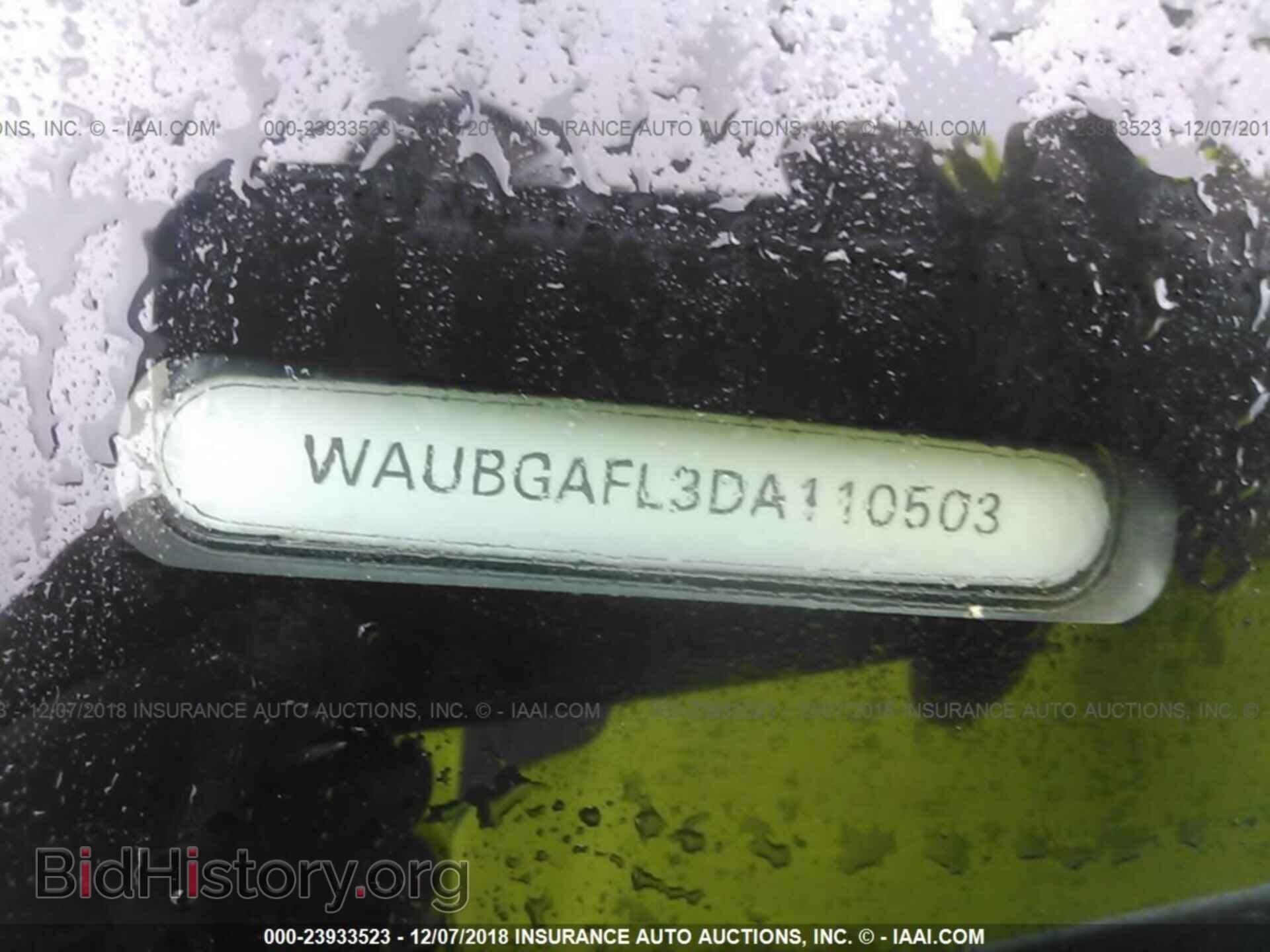 2013 AUDI S4 - VIN: WAUBGAFL3DA110503 - Фото 9