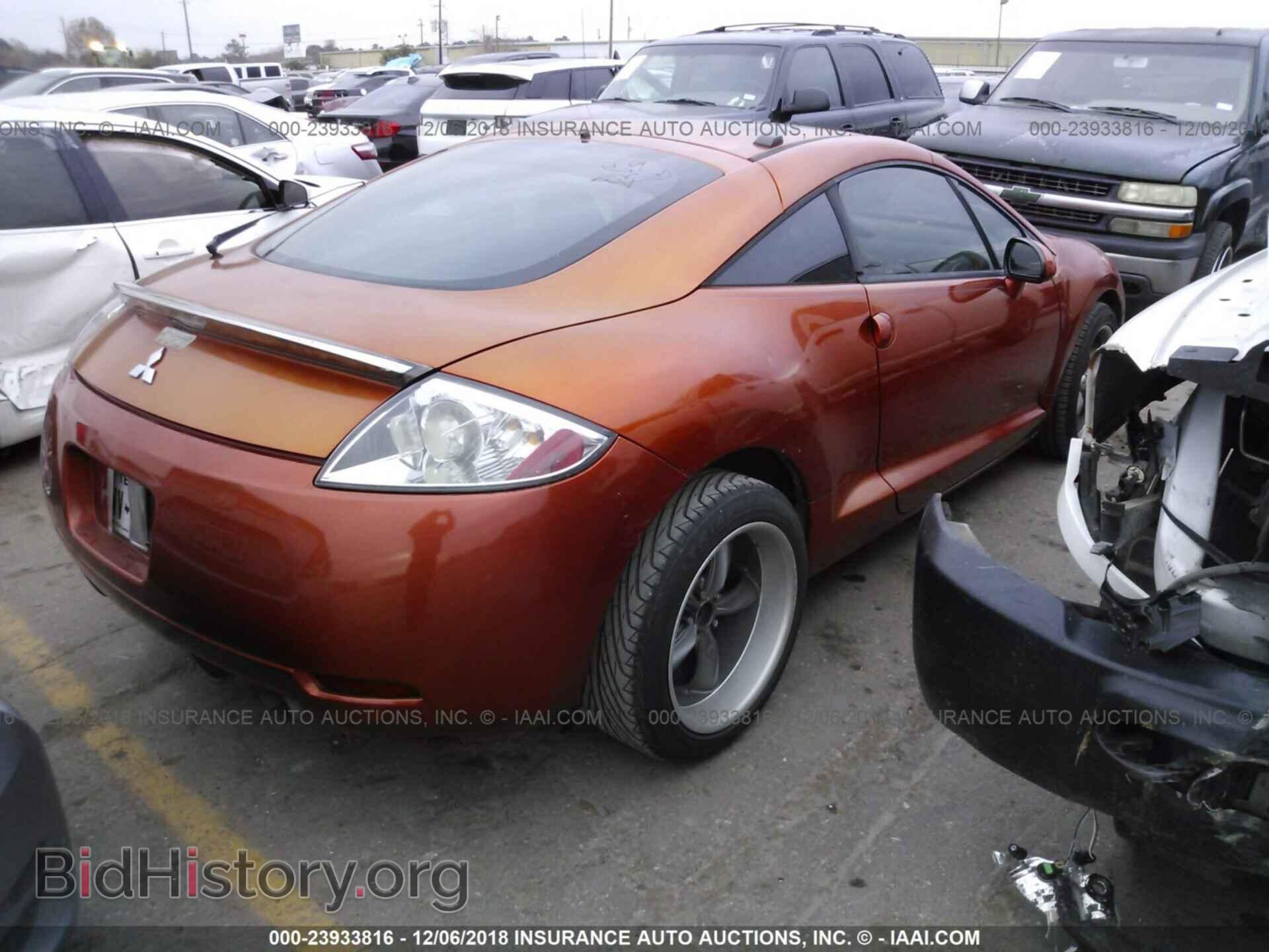 2008 MITSUBISHI ECLIPSE - VIN: 4A3AK24FX8E027484 - Фото 4