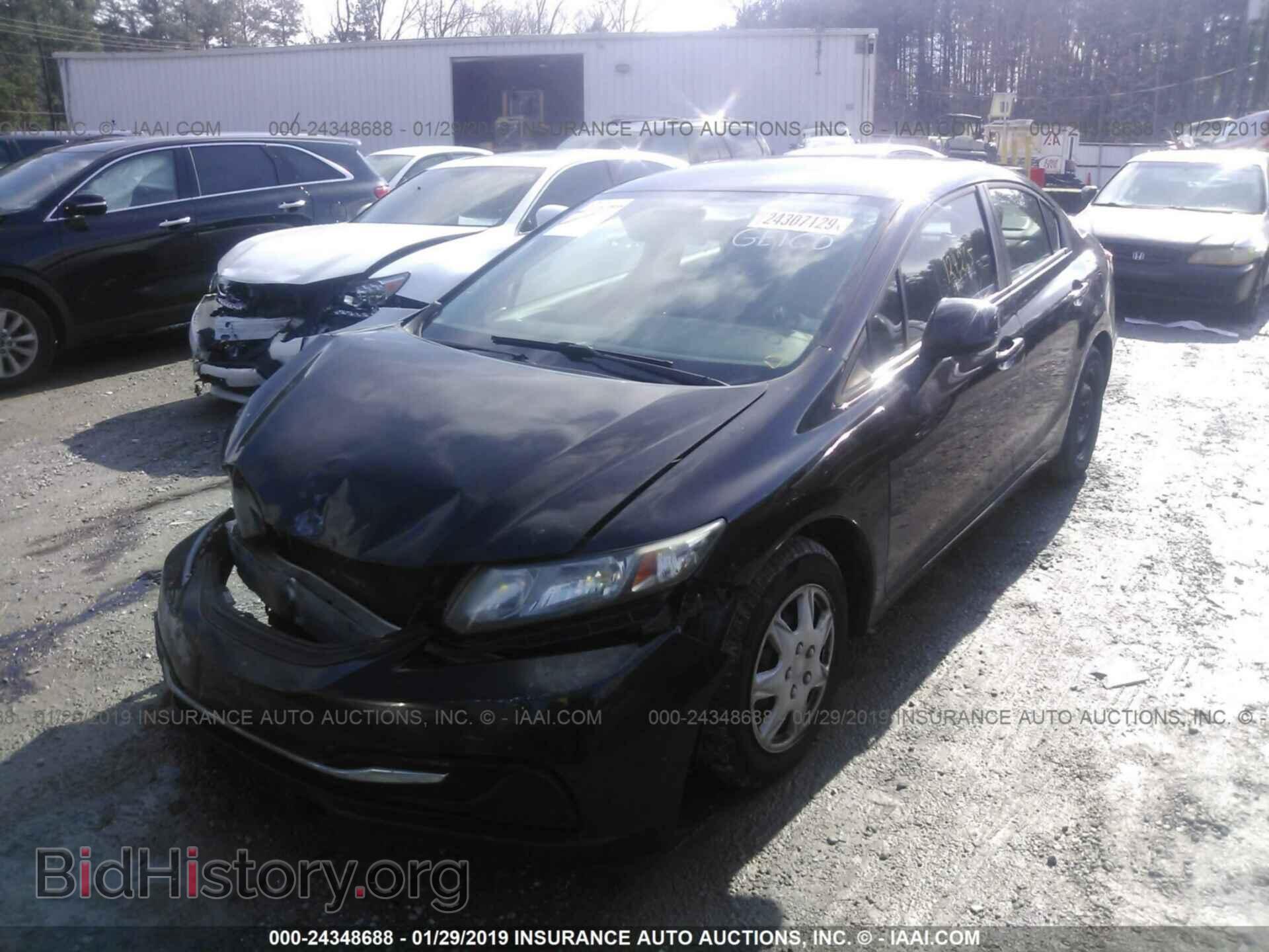 2013 HONDA CIVIC - VIN: 2HGFB2F55DH583185 - Фото 2