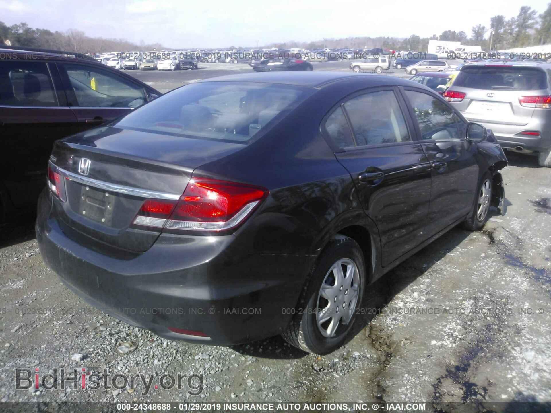 2013 HONDA CIVIC - VIN: 2HGFB2F55DH583185 - Фото 4