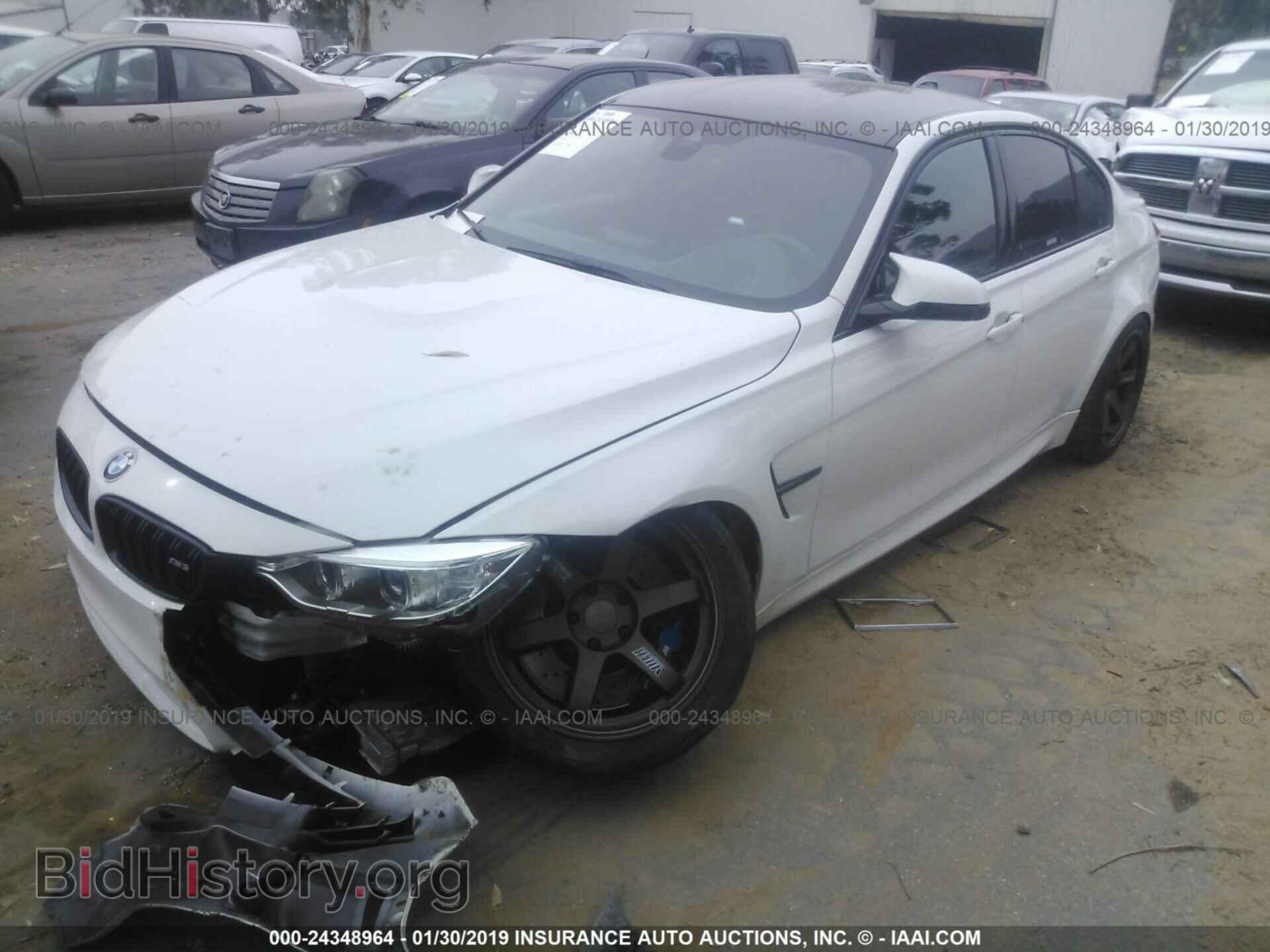 2015 BMW M3 - VIN: WBS3C9C55FP805775 - Фото 2