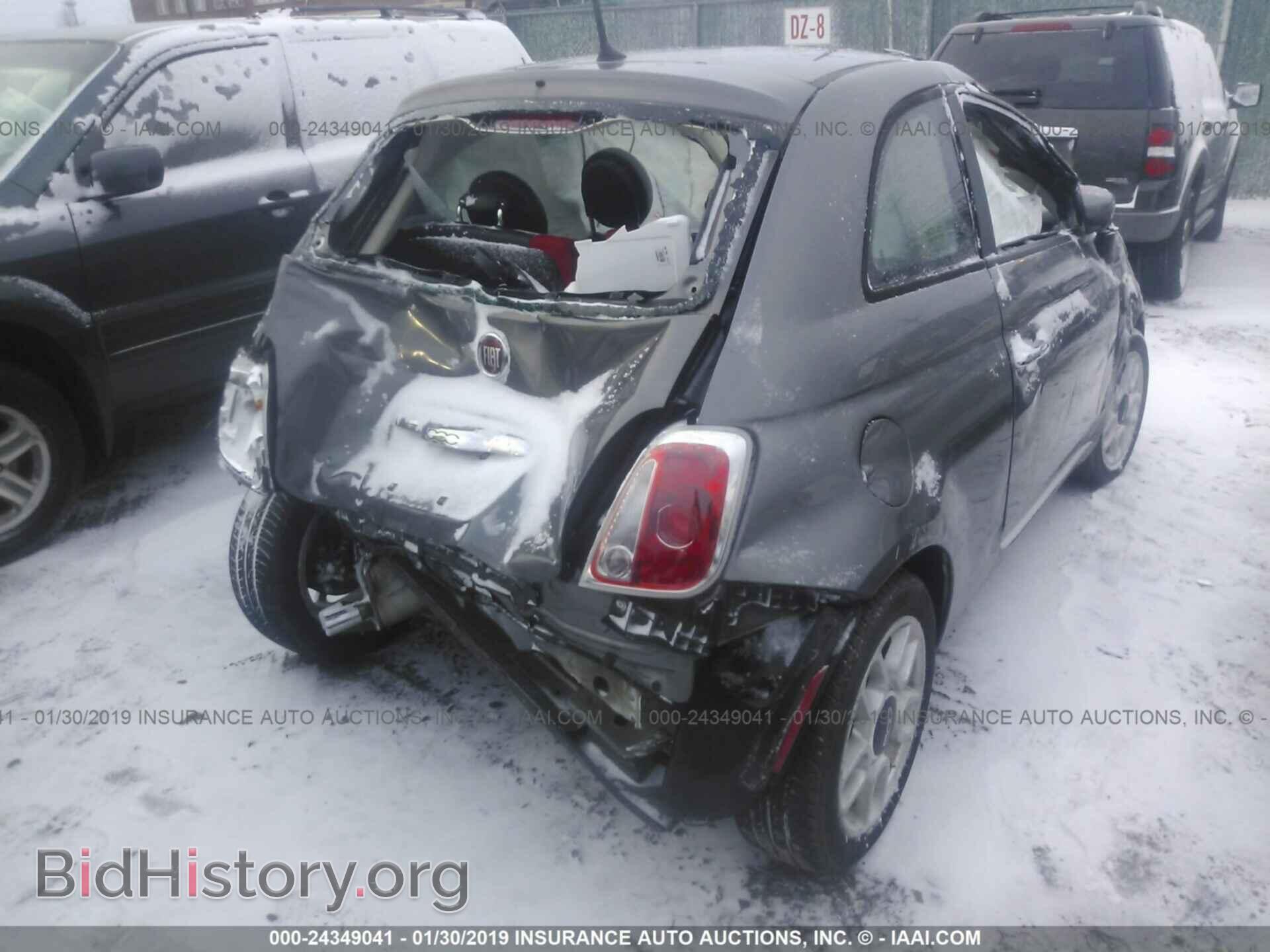 2012 FIAT 500 - VIN: 3C3CFFAR5CT301483 - Фото 4