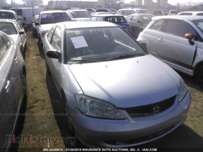 2005 Honda CIVIC DX VP, серебристый — VIN 1HGEM22145L071429, IAAI