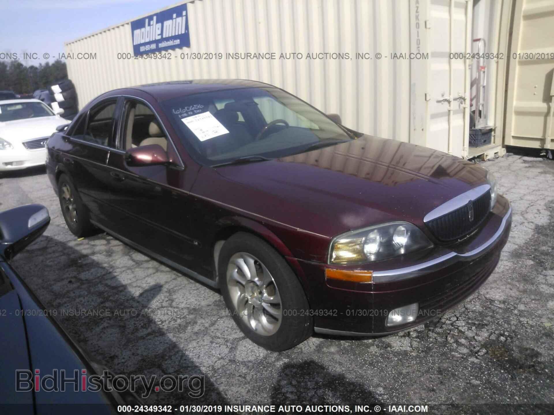 Фотография 1LNHM87A21Y660656 - LINCOLN LS 2001