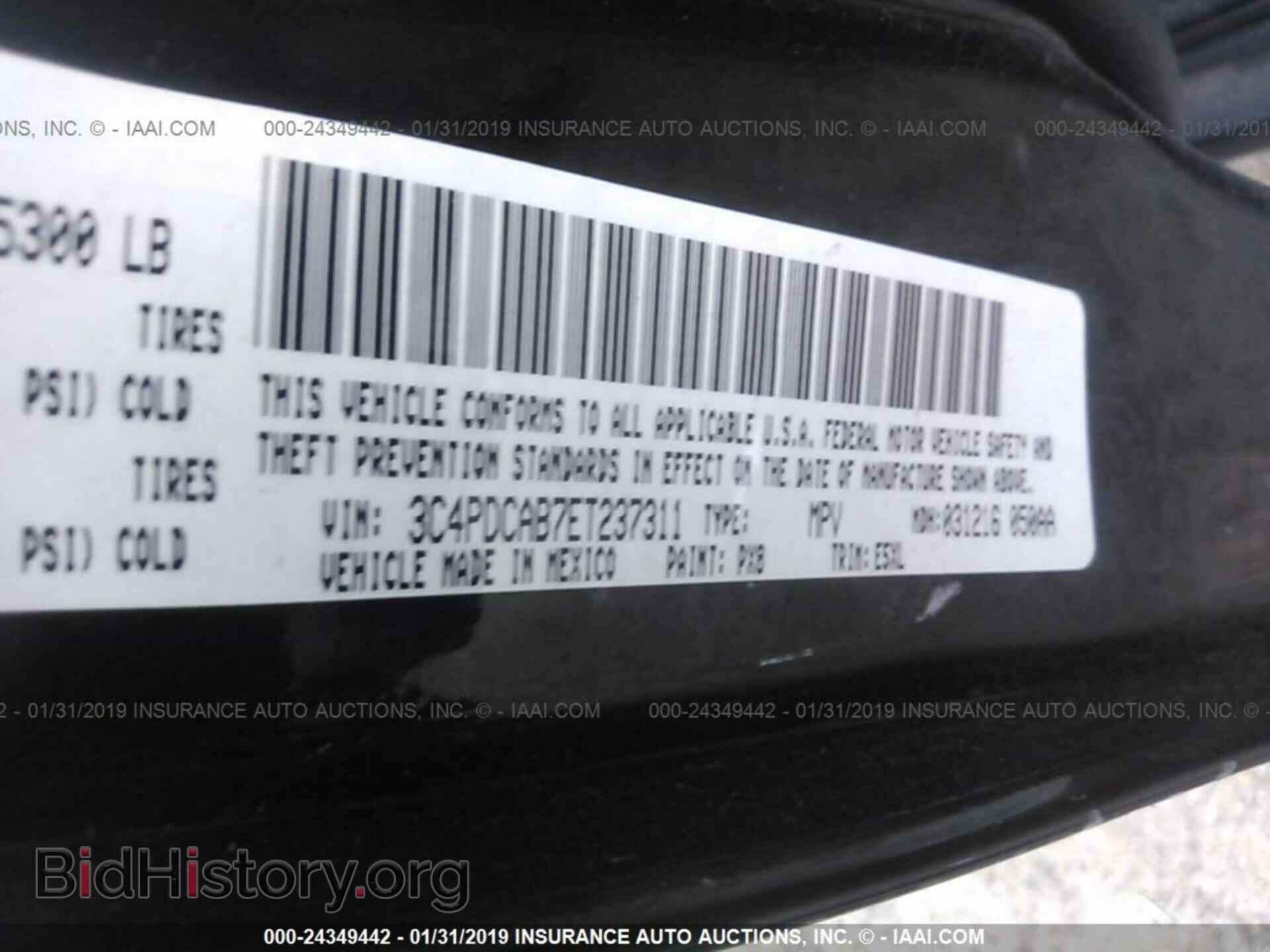 2014 DODGE JOURNEY - VIN: 3C4PDCAB7ET237311 - Photo 9