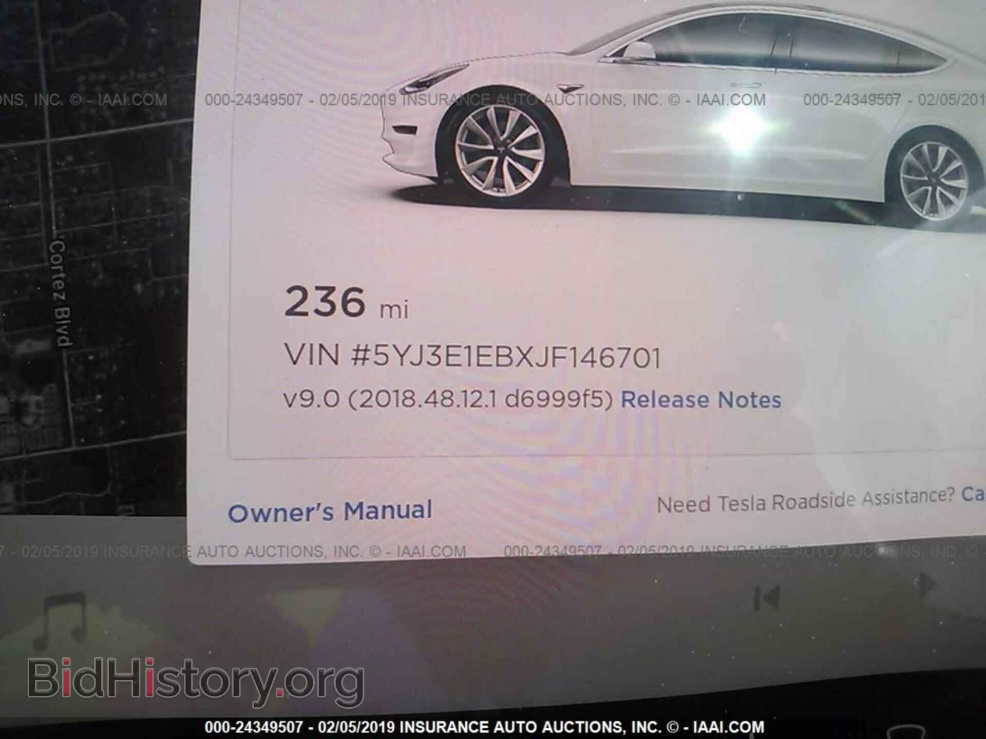 2018 TESLA MODEL 3 - VIN: 5YJ3E1EBXJF146701 - Фото 7