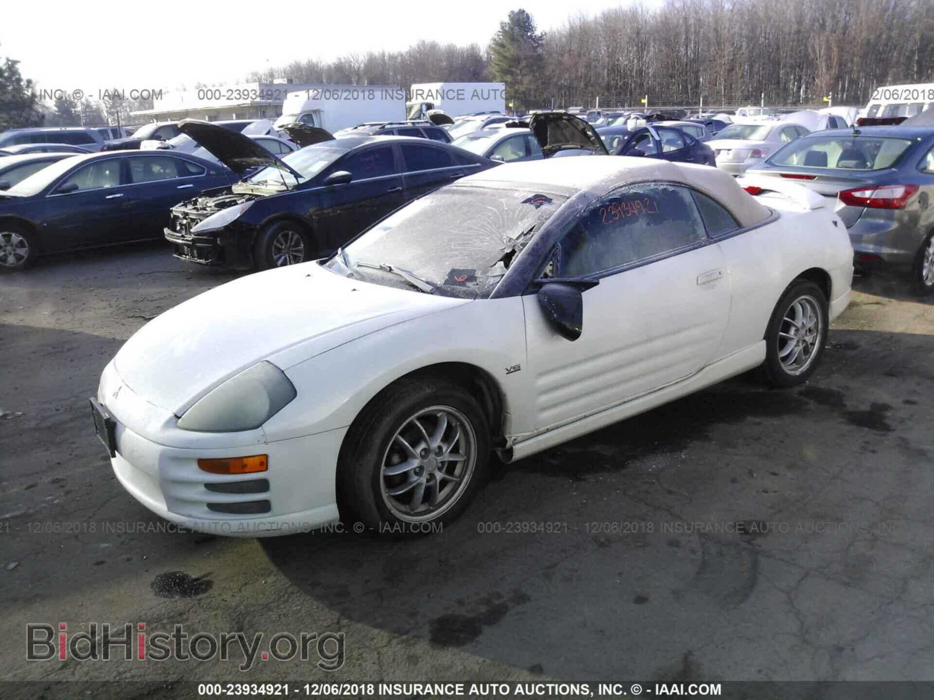 2001 MITSUBISHI ECLIPSE - VIN: 4A3AE85HX1E175862 - Фото 2