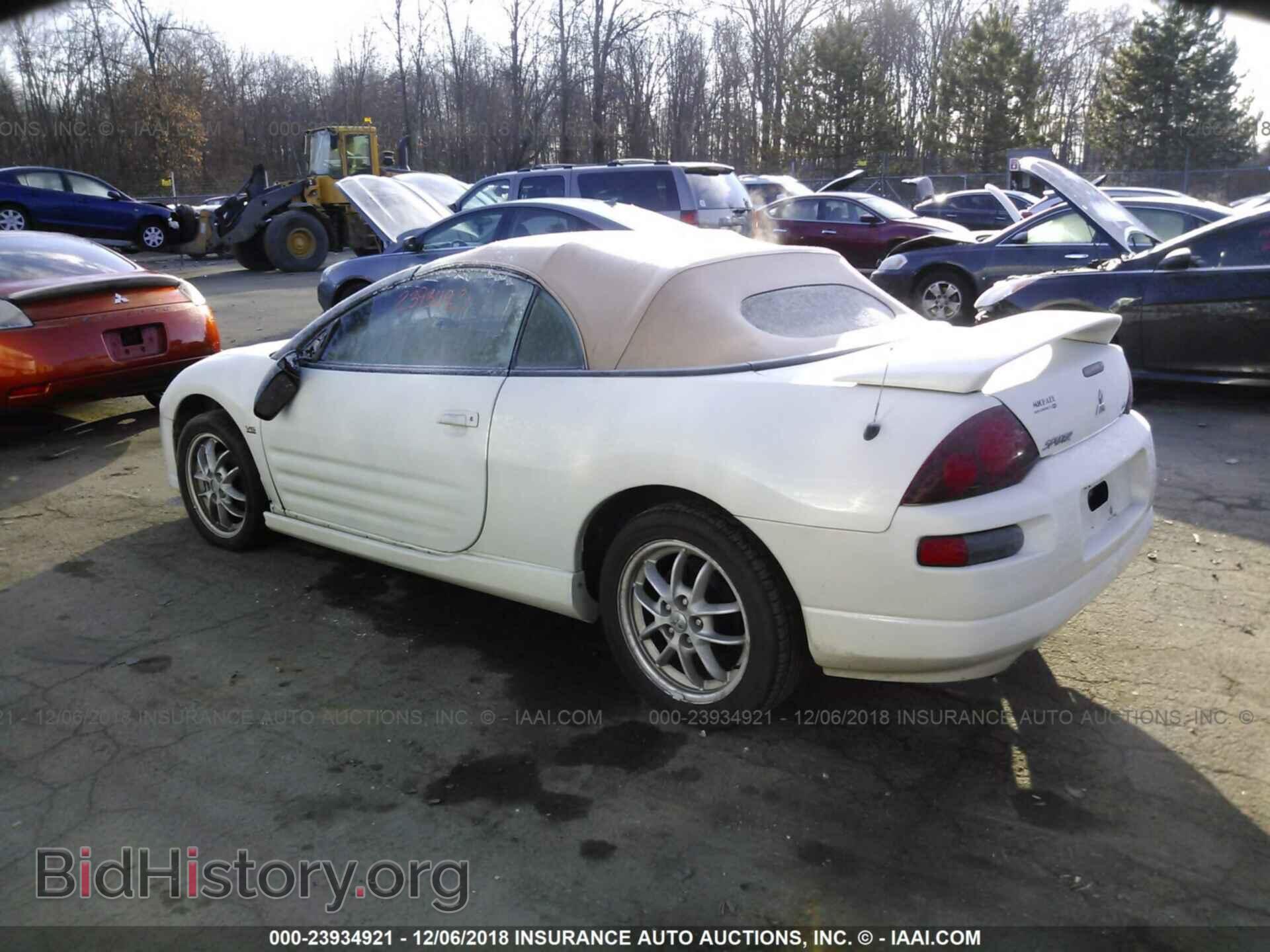 2001 MITSUBISHI ECLIPSE - VIN: 4A3AE85HX1E175862 - Фото 3