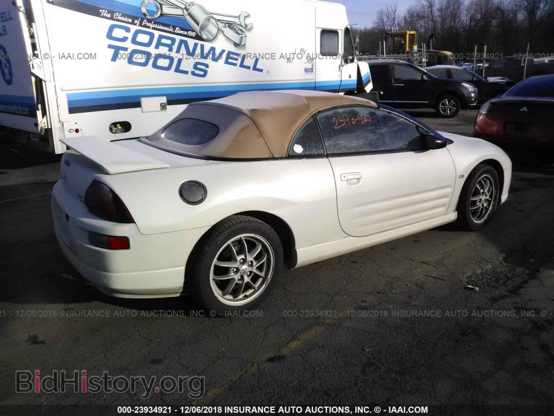2001 MITSUBISHI ECLIPSE - VIN: 4A3AE85HX1E175862 - Фото 4