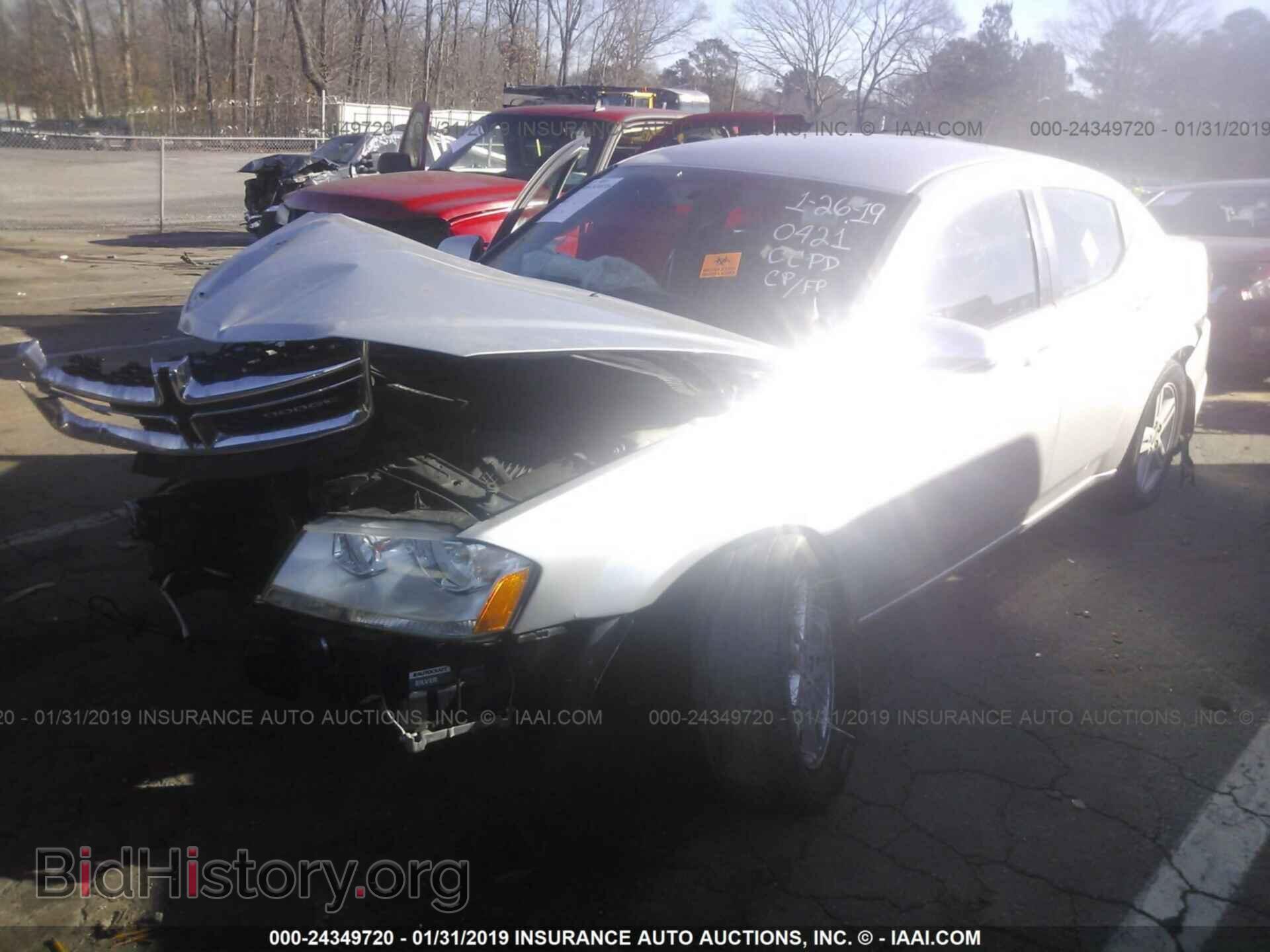 2012 DODGE AVENGER - VIN: 1C3CDZCB5CN200421 - Фото 2