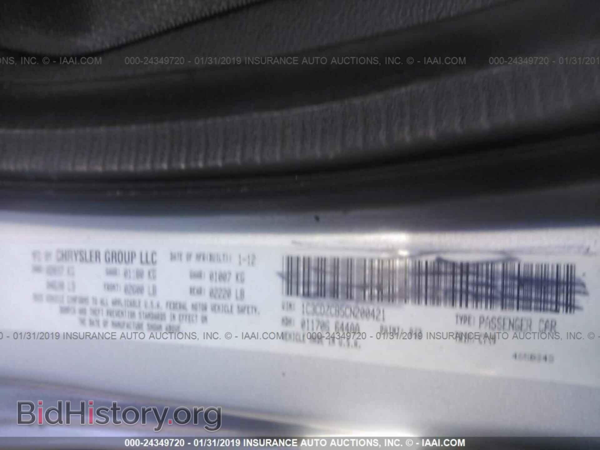 2012 DODGE AVENGER - VIN: 1C3CDZCB5CN200421 - Фото 9