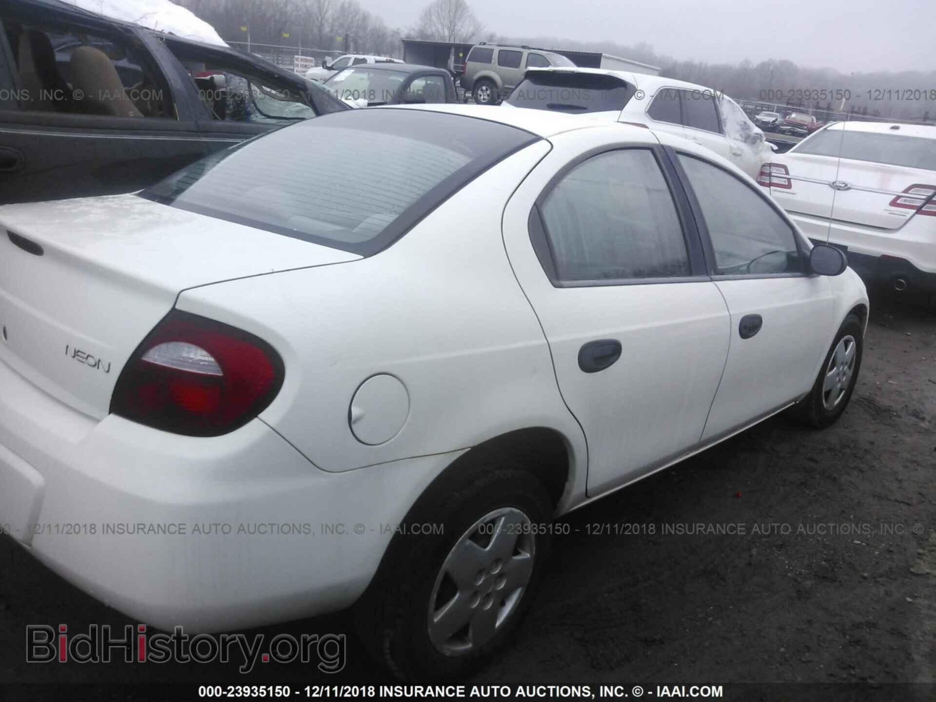 2005 DODGE NEON - VIN: 1B3ES26C75D149360 - Фото 4