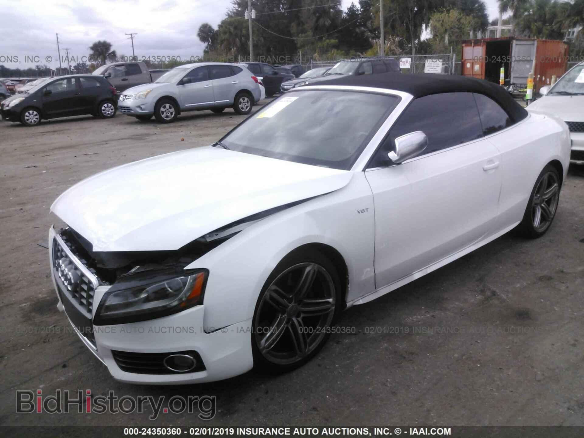 2011 AUDI S5 - VIN: WAUCGAFH3BN017115 - Фото 2