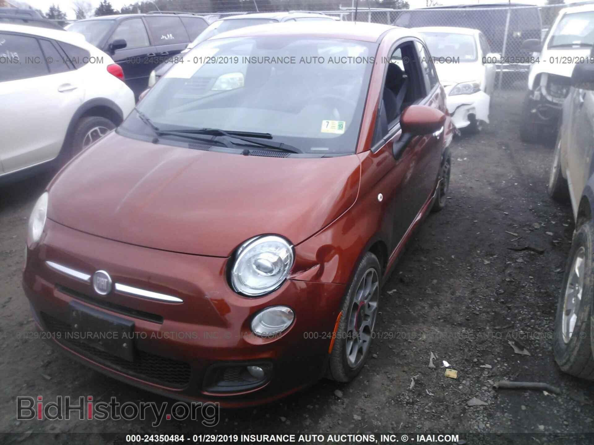 2012 FIAT 500 - VIN: 3C3CFFBR0CT104882 - Фото 2