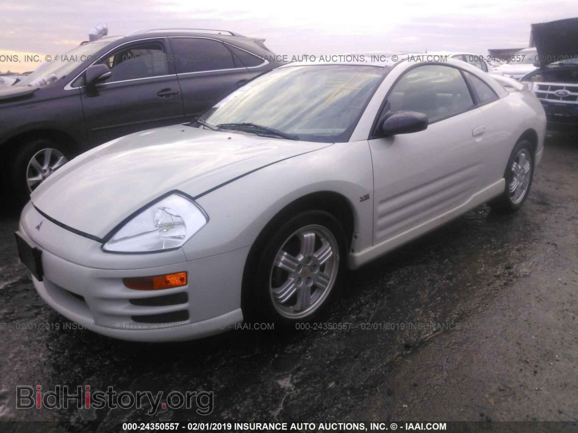 2001 MITSUBISHI ECLIPSE - VIN: 4A3AC84H01E229211 - Фото 2