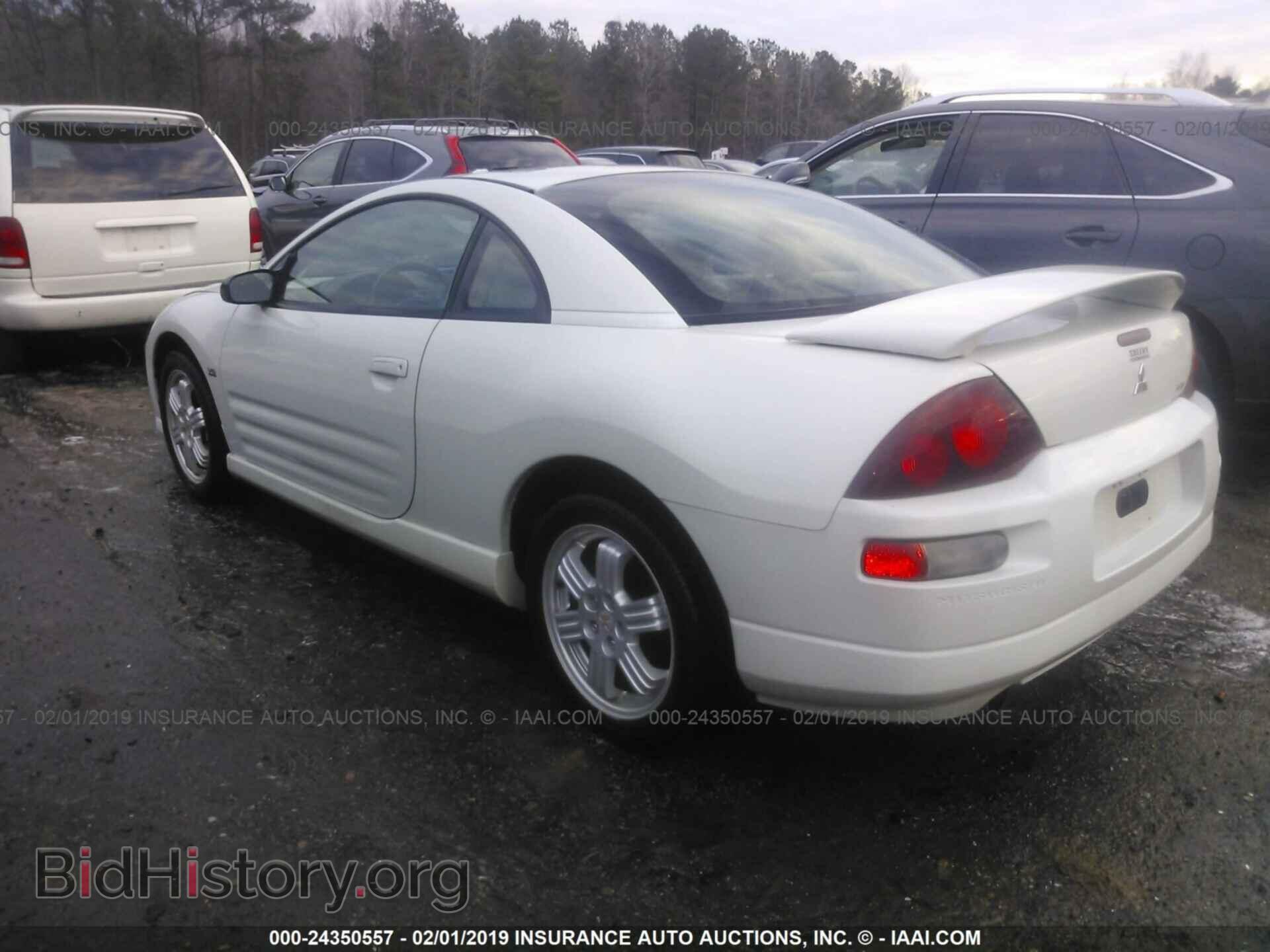 2001 MITSUBISHI ECLIPSE - VIN: 4A3AC84H01E229211 - Фото 3