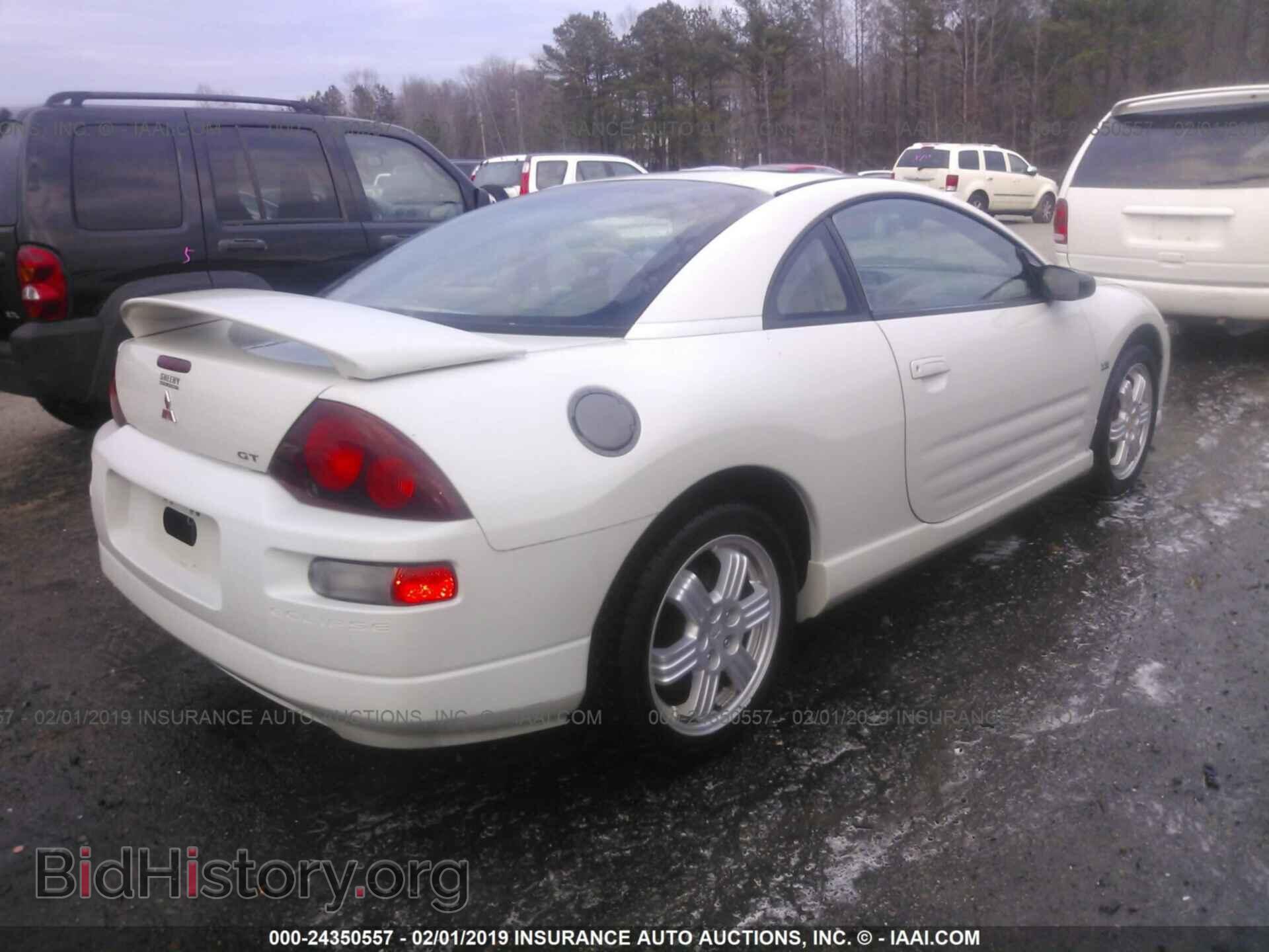 2001 MITSUBISHI ECLIPSE - VIN: 4A3AC84H01E229211 - Фото 4