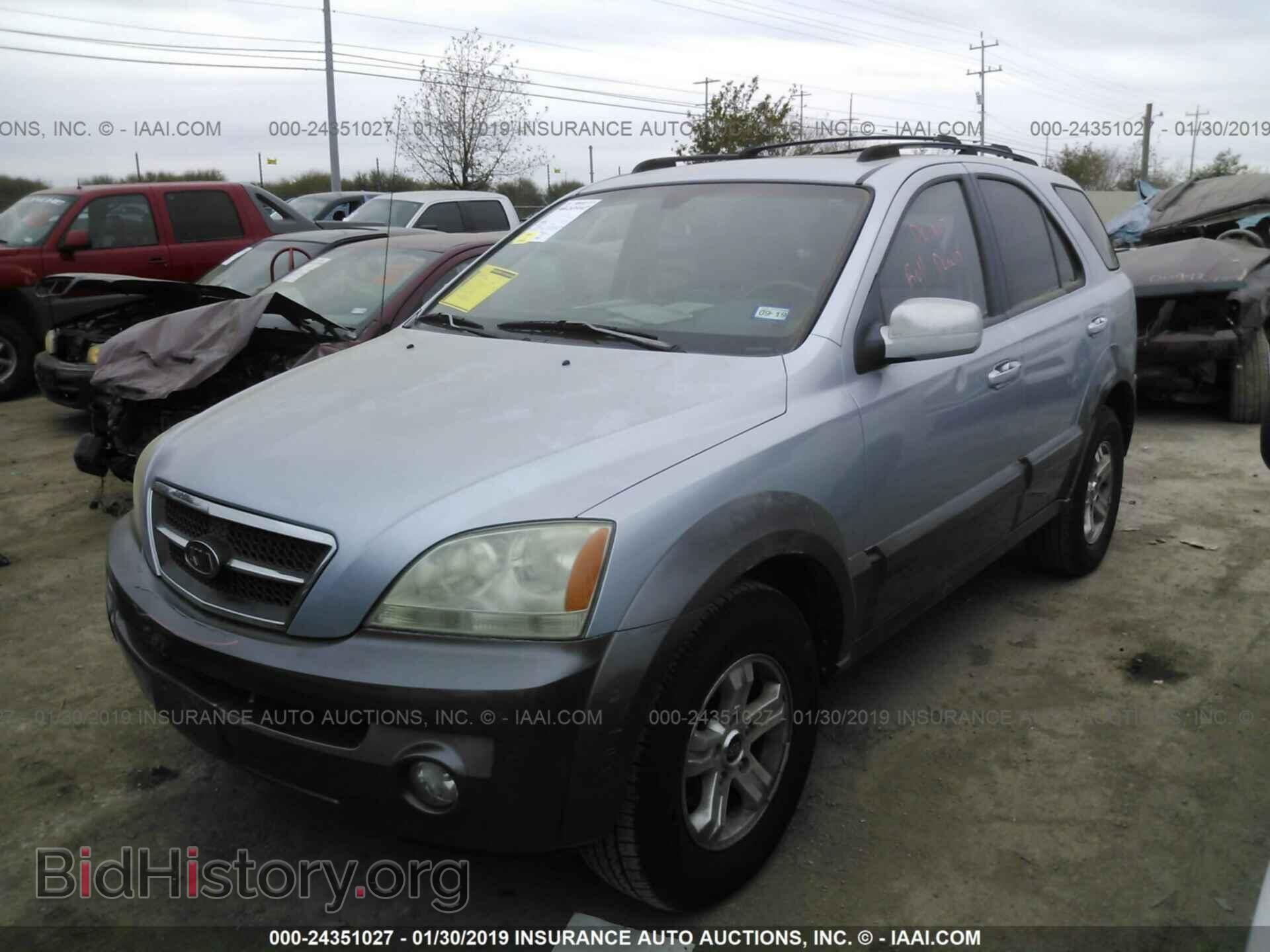 2005 KIA SORENTO - VIN: KNDJD733655343610 - Фото 2
