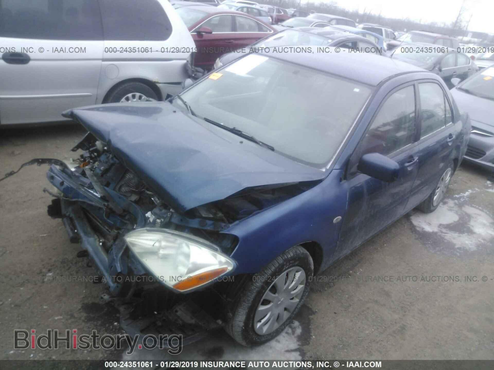 2006 MITSUBISHI LANCER - VIN: JA3AJ26E36U061617 - Фото 2