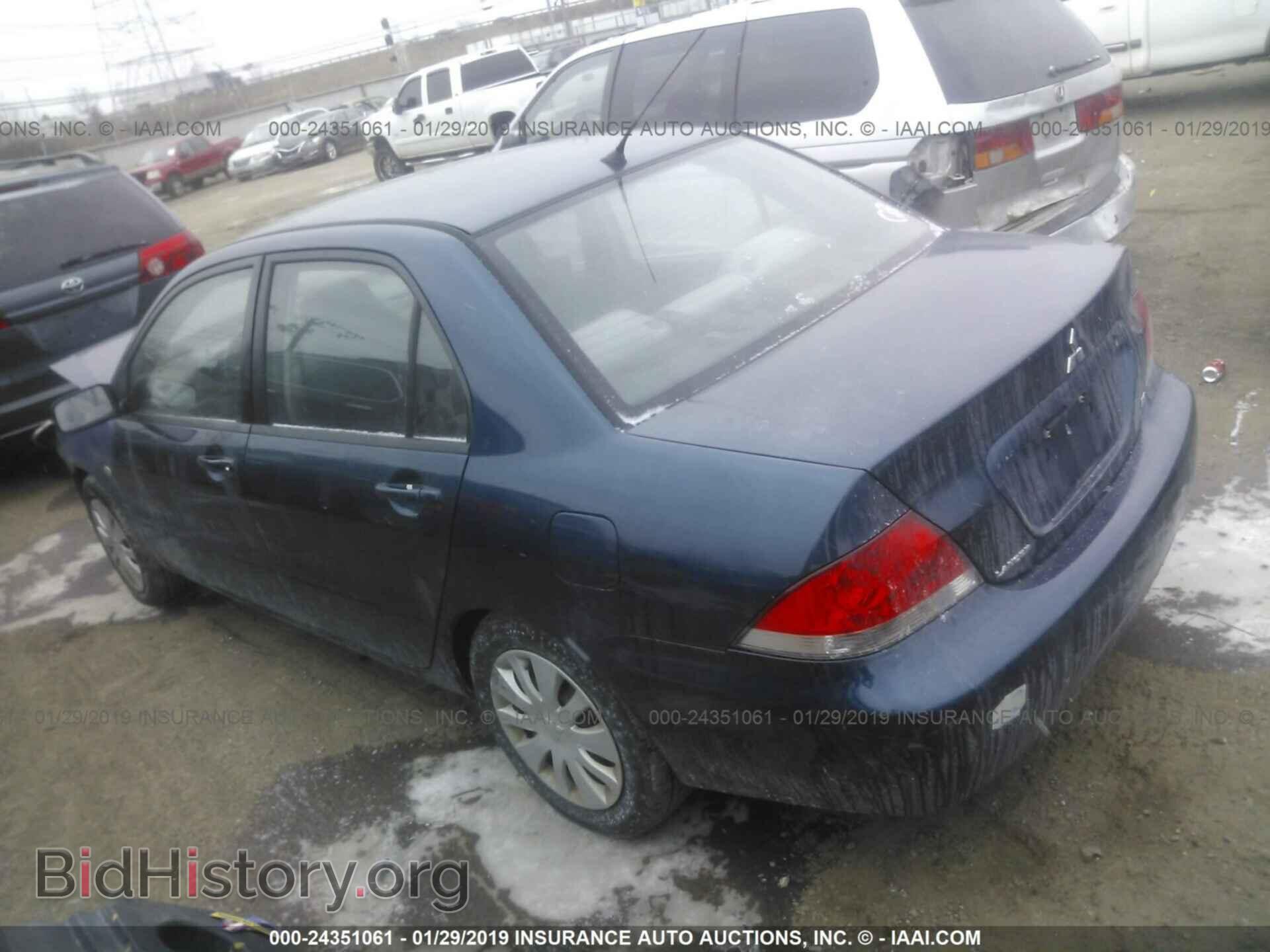 2006 MITSUBISHI LANCER - VIN: JA3AJ26E36U061617 - Фото 3
