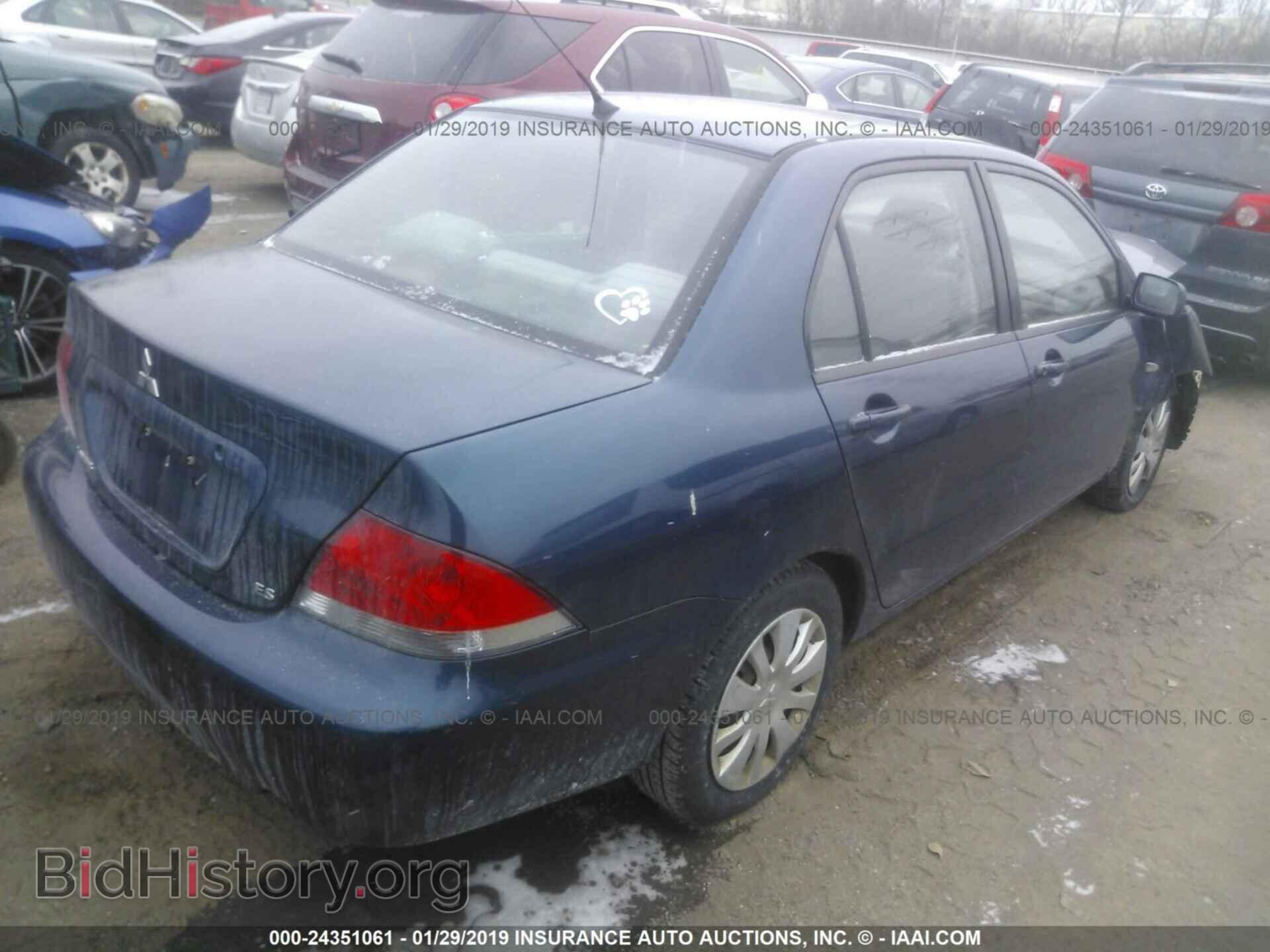 2006 MITSUBISHI LANCER - VIN: JA3AJ26E36U061617 - Фото 4