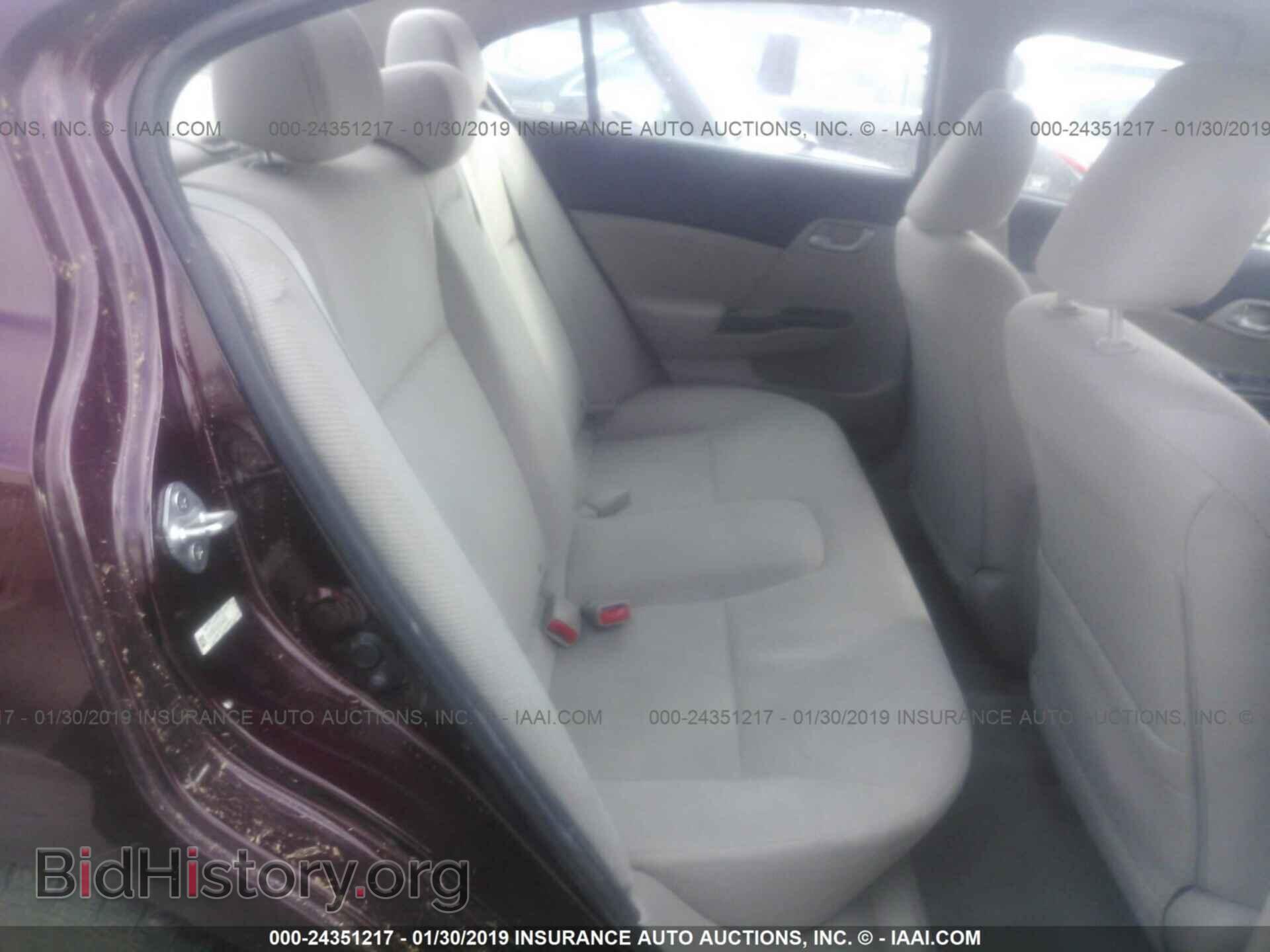 2012 HONDA CIVIC - VIN: 2HGFB2F55CH544918 - Фото 8