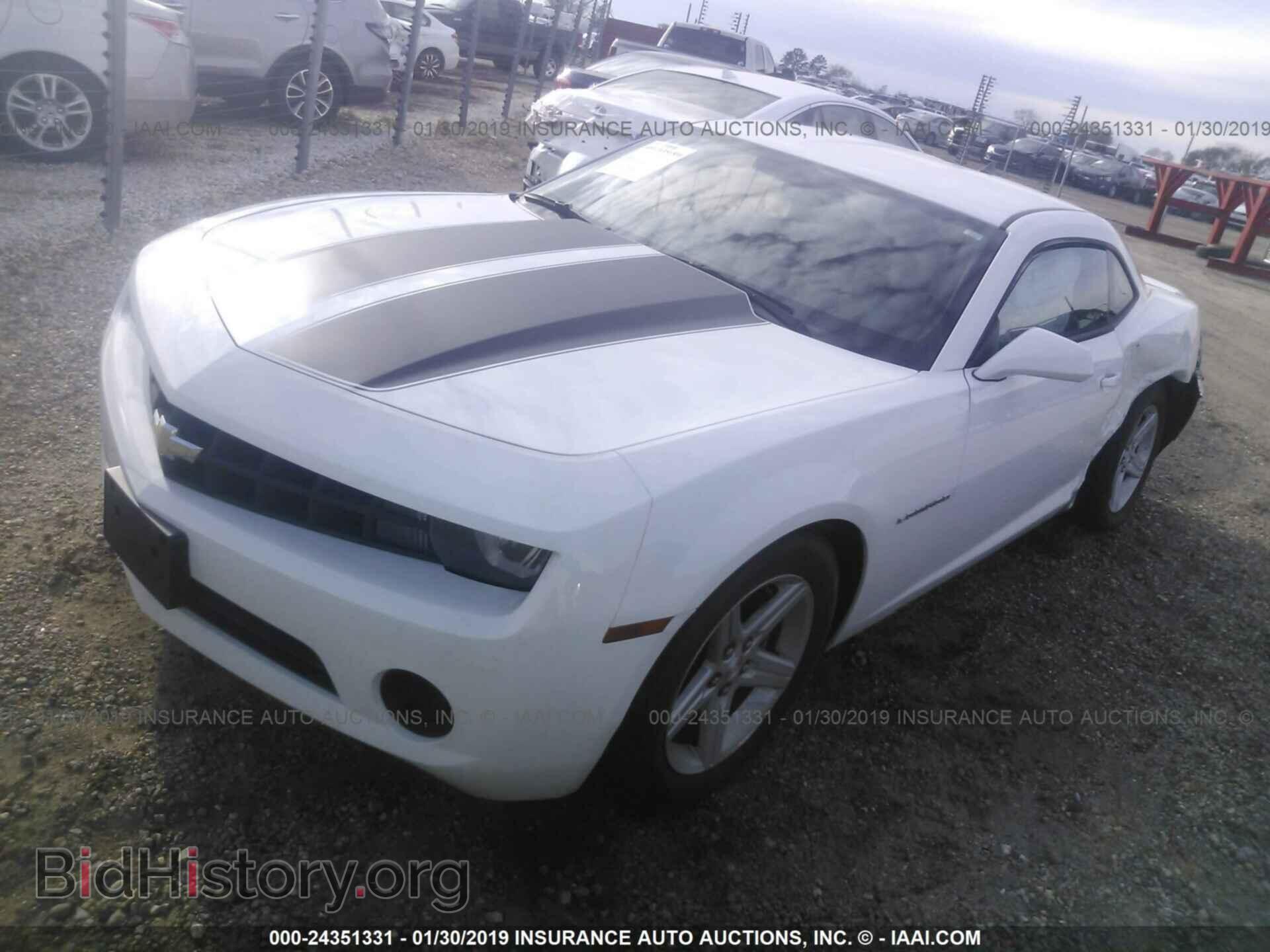 2013 CHEVROLET CAMARO - VIN: 2G1FA1E36D9120454 - Фото 2