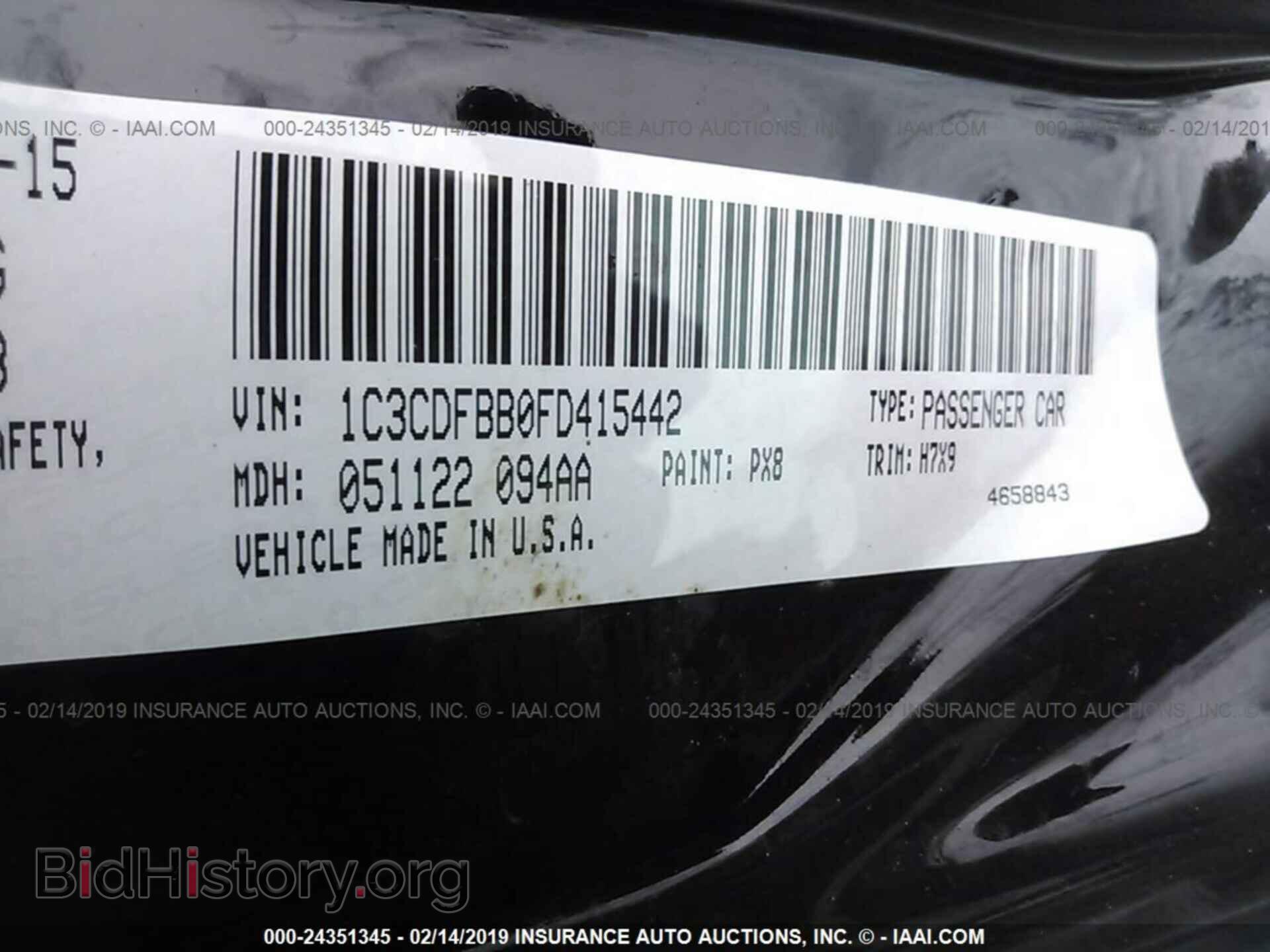 2015 DODGE DART - VIN: 1C3CDFBB0FD415442 - Photo 9