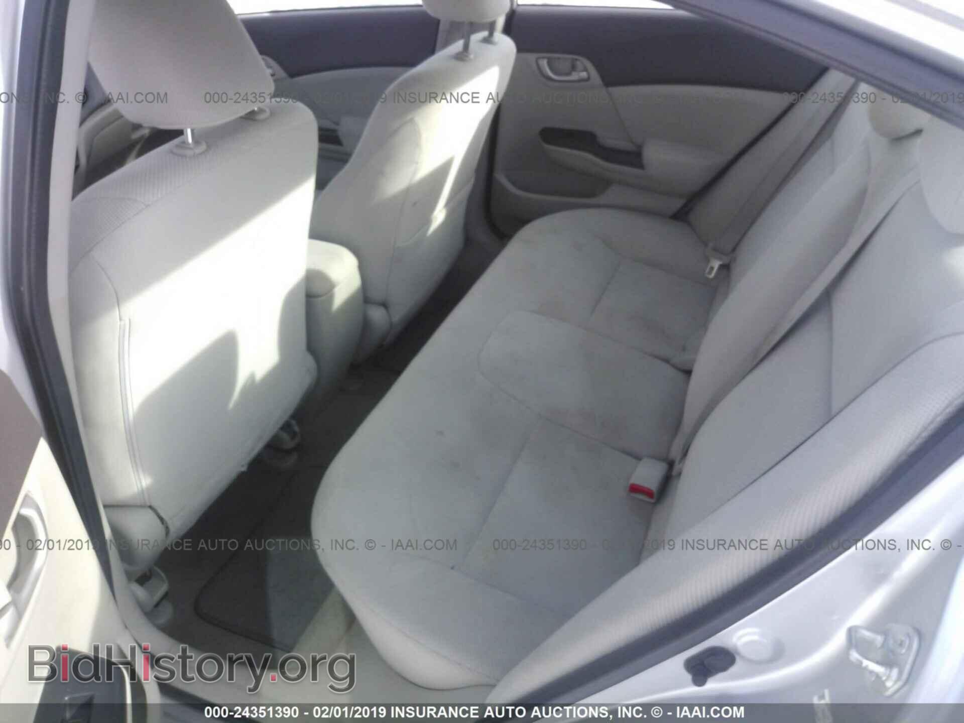 2012 HONDA CIVIC - VIN: 2HGFB2F55CH604535 - Photo 8