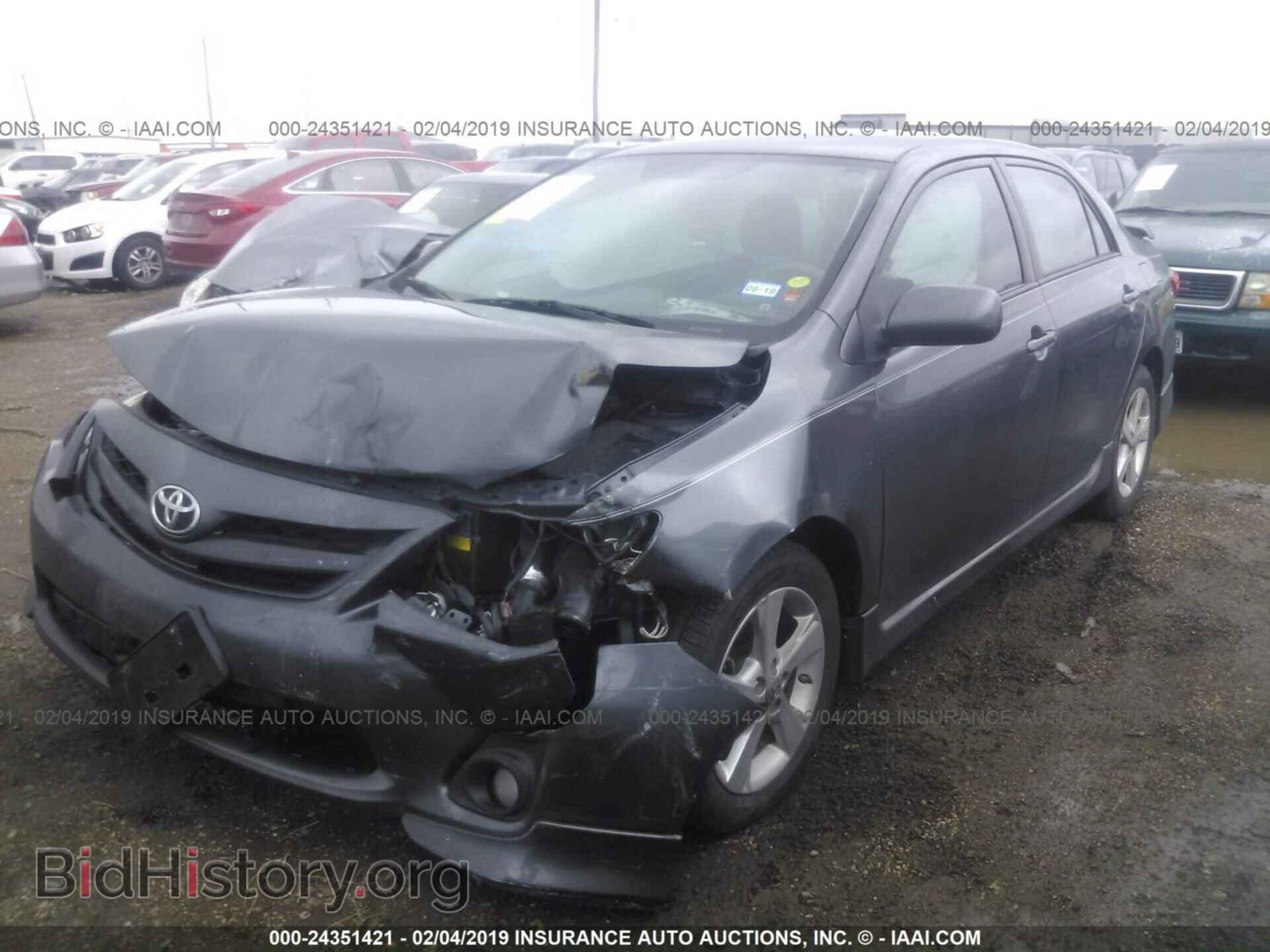 2013 TOYOTA COROLLA - VIN: 2T1BU4EE6DC954272 - Фото 2