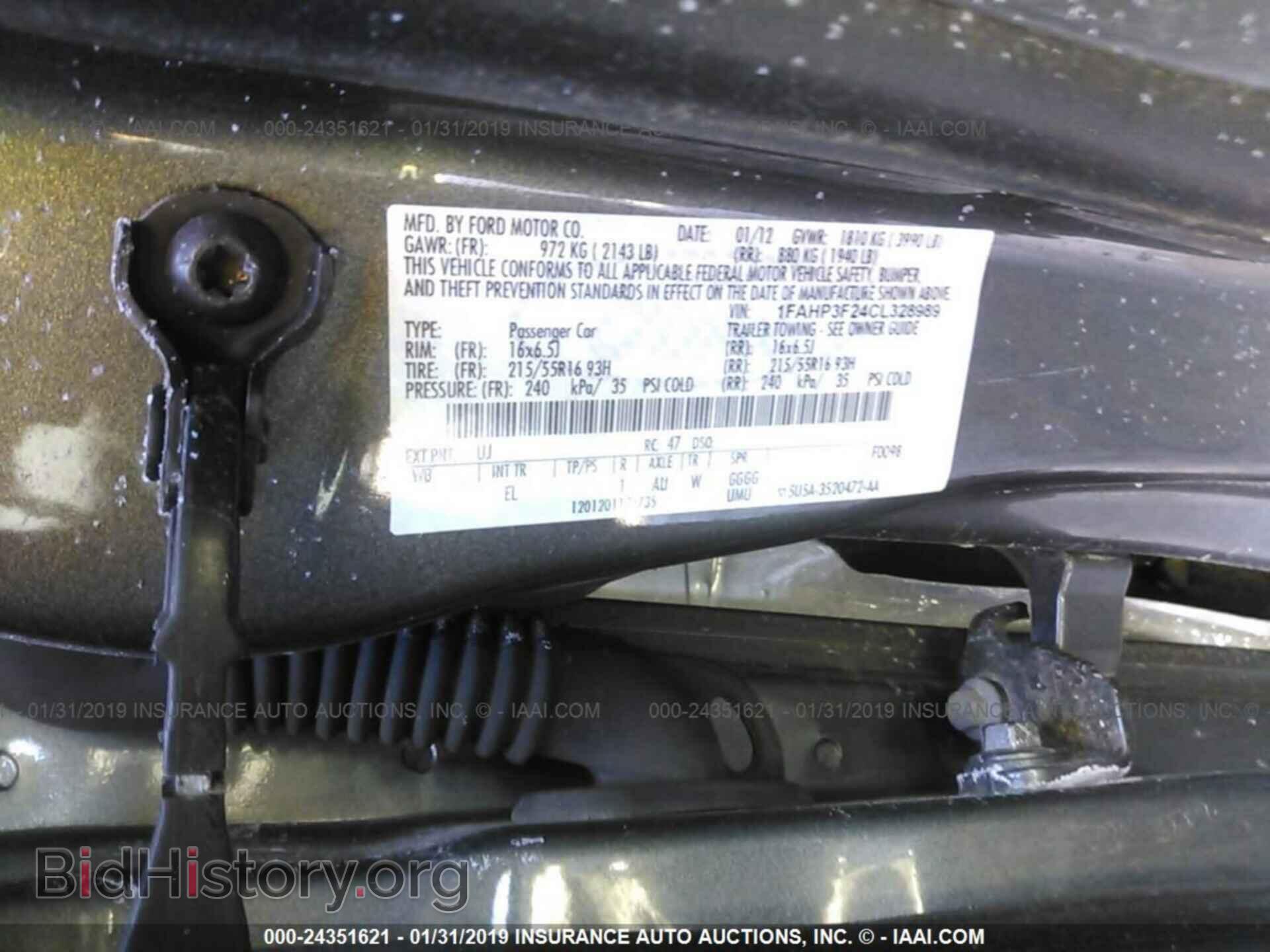 2012 FORD FOCUS - VIN: 1FAHP3F24CL328989 - Photo 9