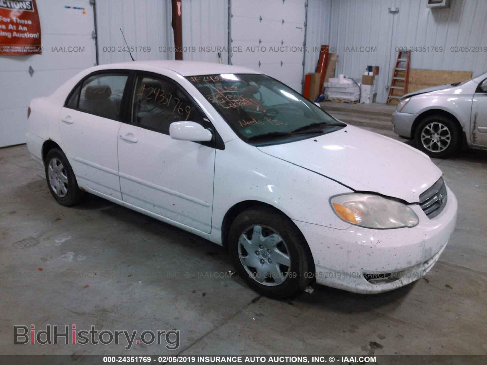 Фотография JTDBR38E230046868 - TOYOTA COROLLA 2003