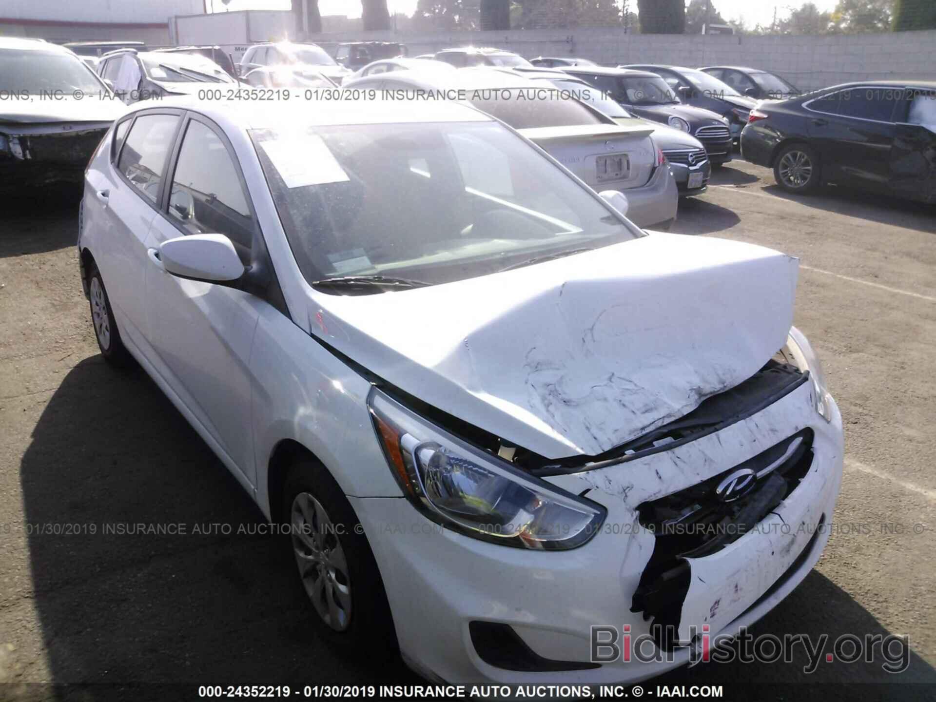 Photo KMHCT5AE8GU264190 - HYUNDAI ACCENT 2016