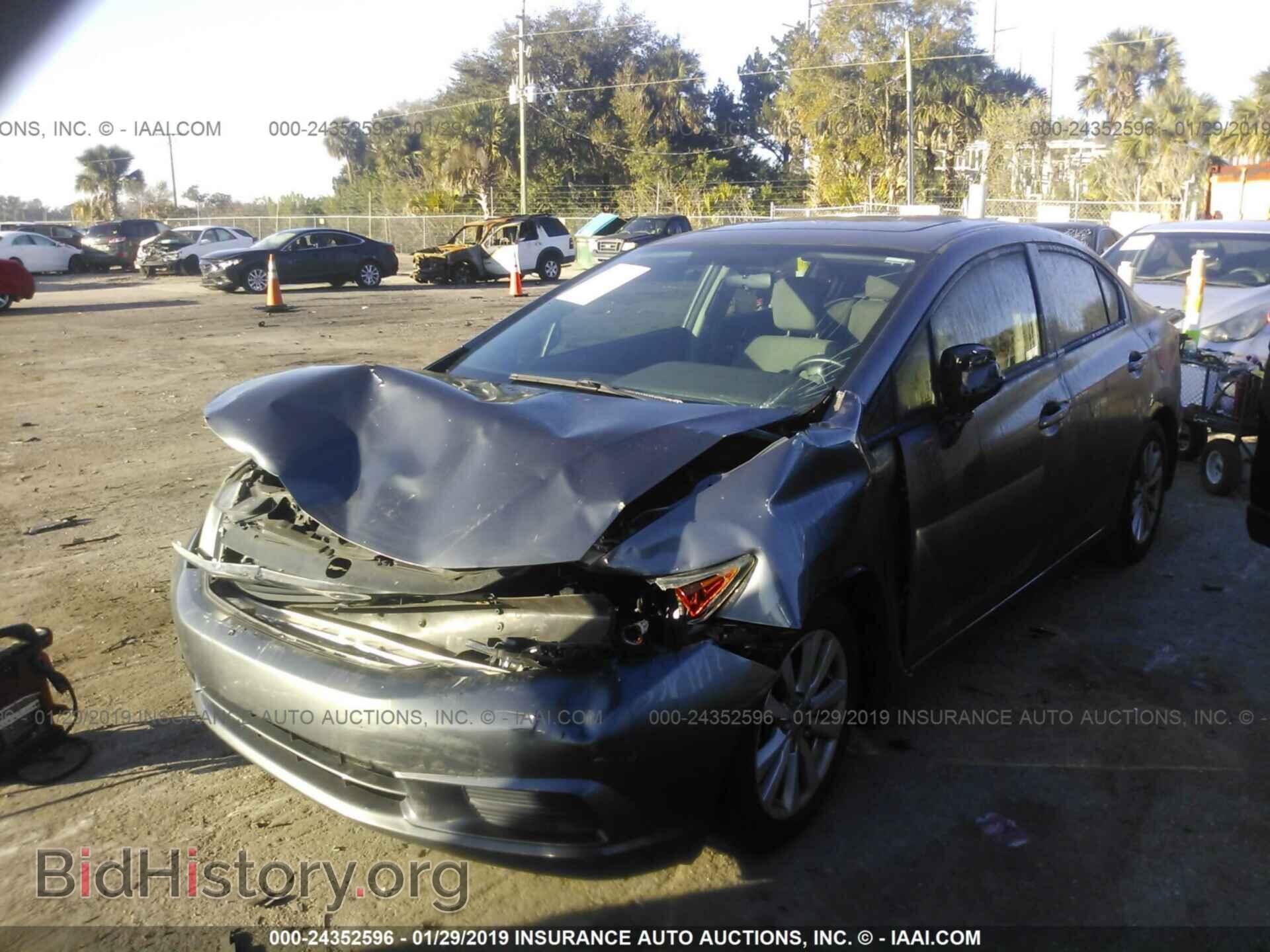2012 HONDA CIVIC - VIN: 2HGFB2F86CH334502 - Photo 2